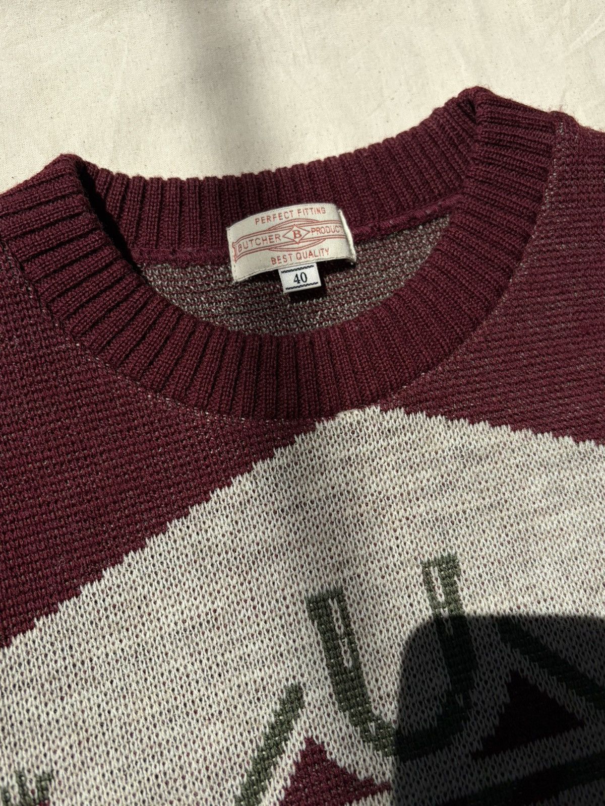 At Last & Co At last co timeworn Twin Horse 1st Gen Wool Sweater Size US M / EU 48-50 / 2 - 3 Thumbnail