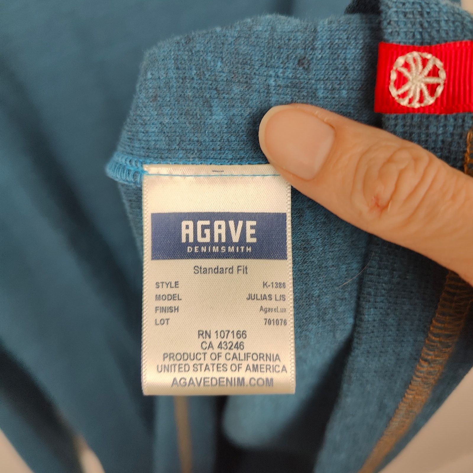 Agave Agave Julias 1/4 Zip Sweater Men XXL Blue NWT AgaveLux Size US XXL / EU 58 / 5 - 6 Thumbnail