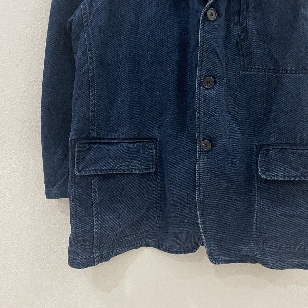 Japanese Brand Vintage Arezzo Biancco Denim Jacket Size US XL / EU 56 / 4 - 3 Thumbnail