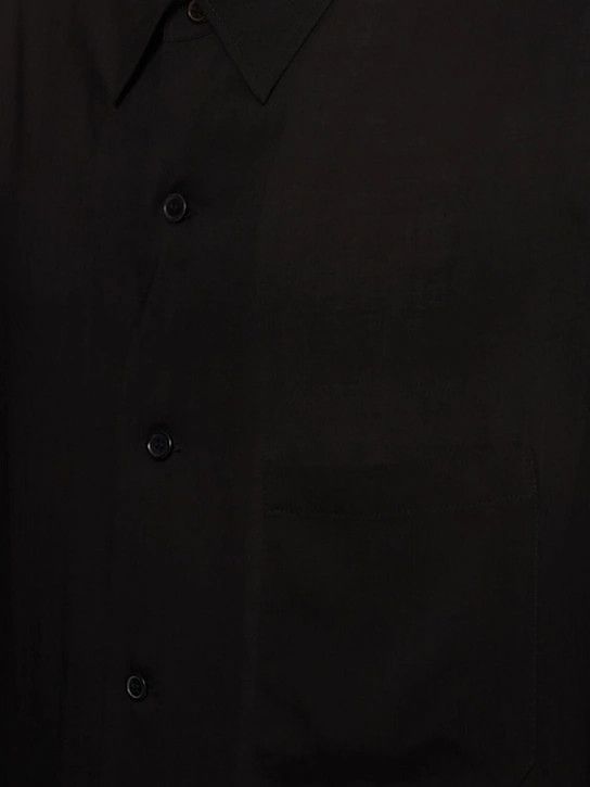 Yohji Yamamoto o1lsvrm0525 Standard Oversize Shirt in Black Size US M / EU 48-50 / 2 - 5 Thumbnail