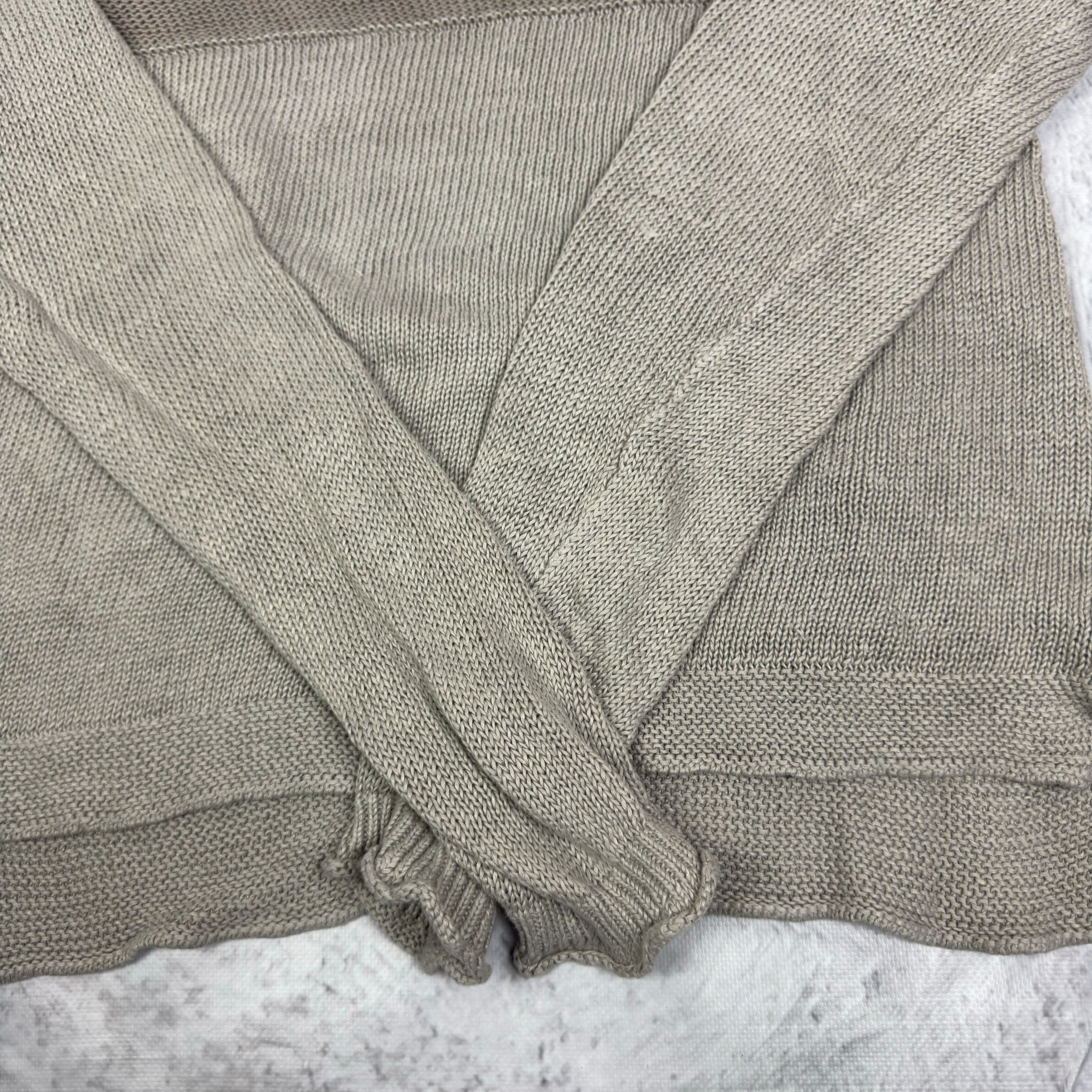 Acne Studios Buscemi Women's Brown Knit Pullover Sweater S