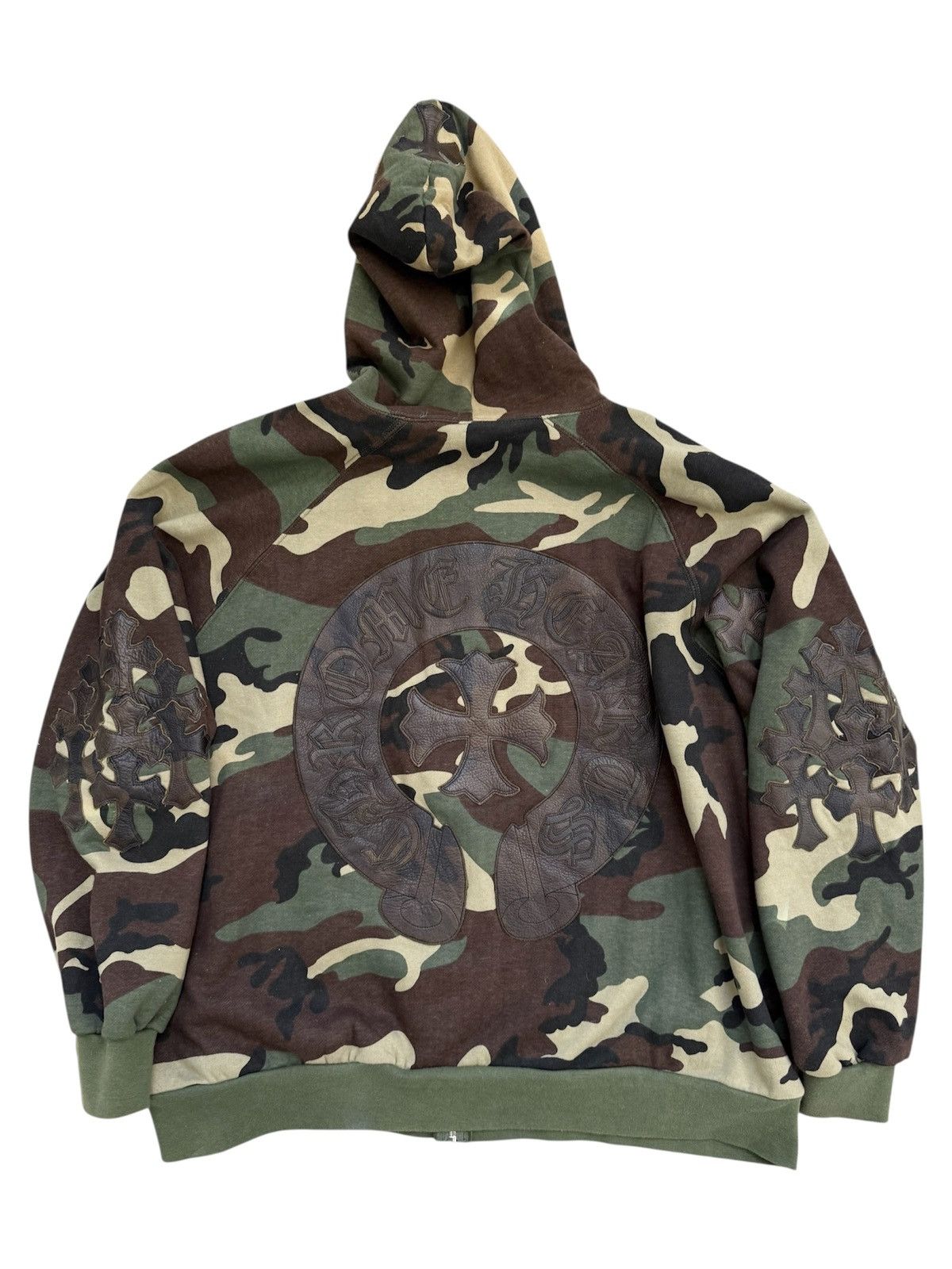 Chrome Hearts Flooded Cross Patch Camo Hoodie Size US XXL / EU 58 / 5 - 1 Thumbnail