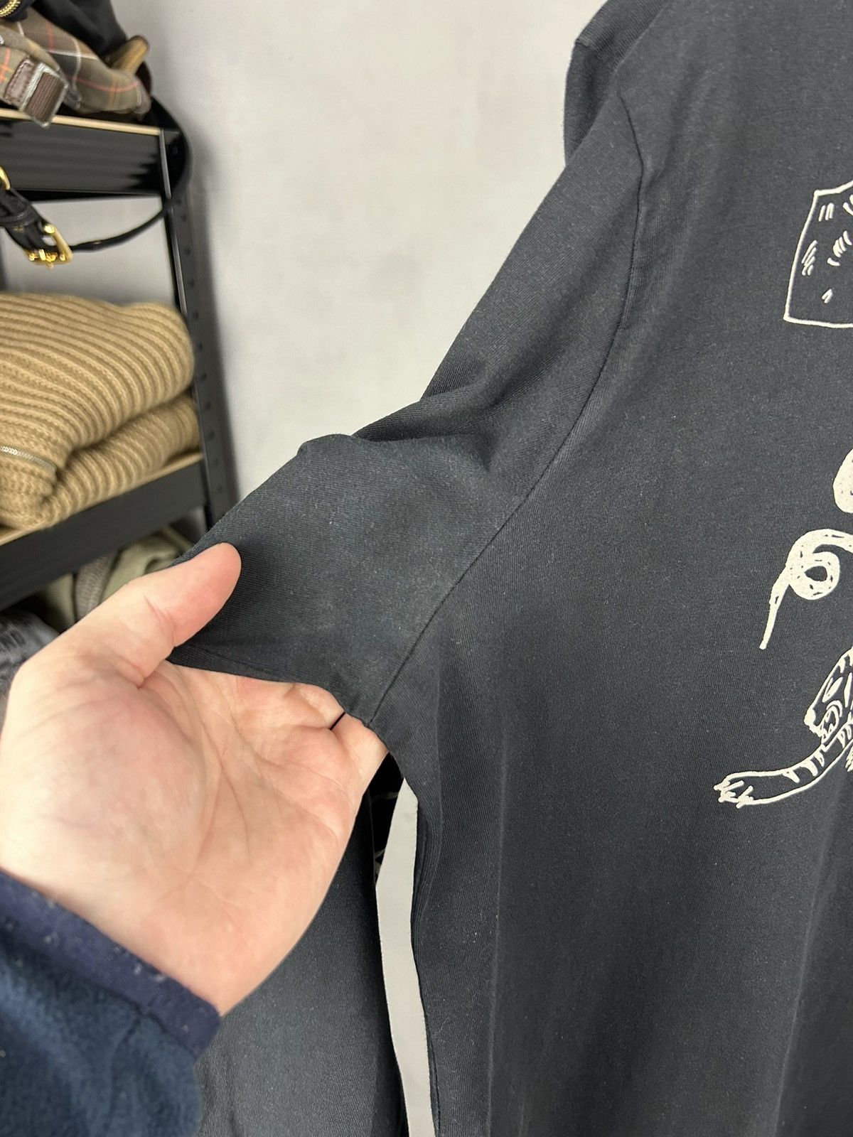 Diesel Diesel Graphic Long Sleeve Black Tiger Print Shirt Size L Size US L / EU 52-54 / 3 - 5 Thumbnail