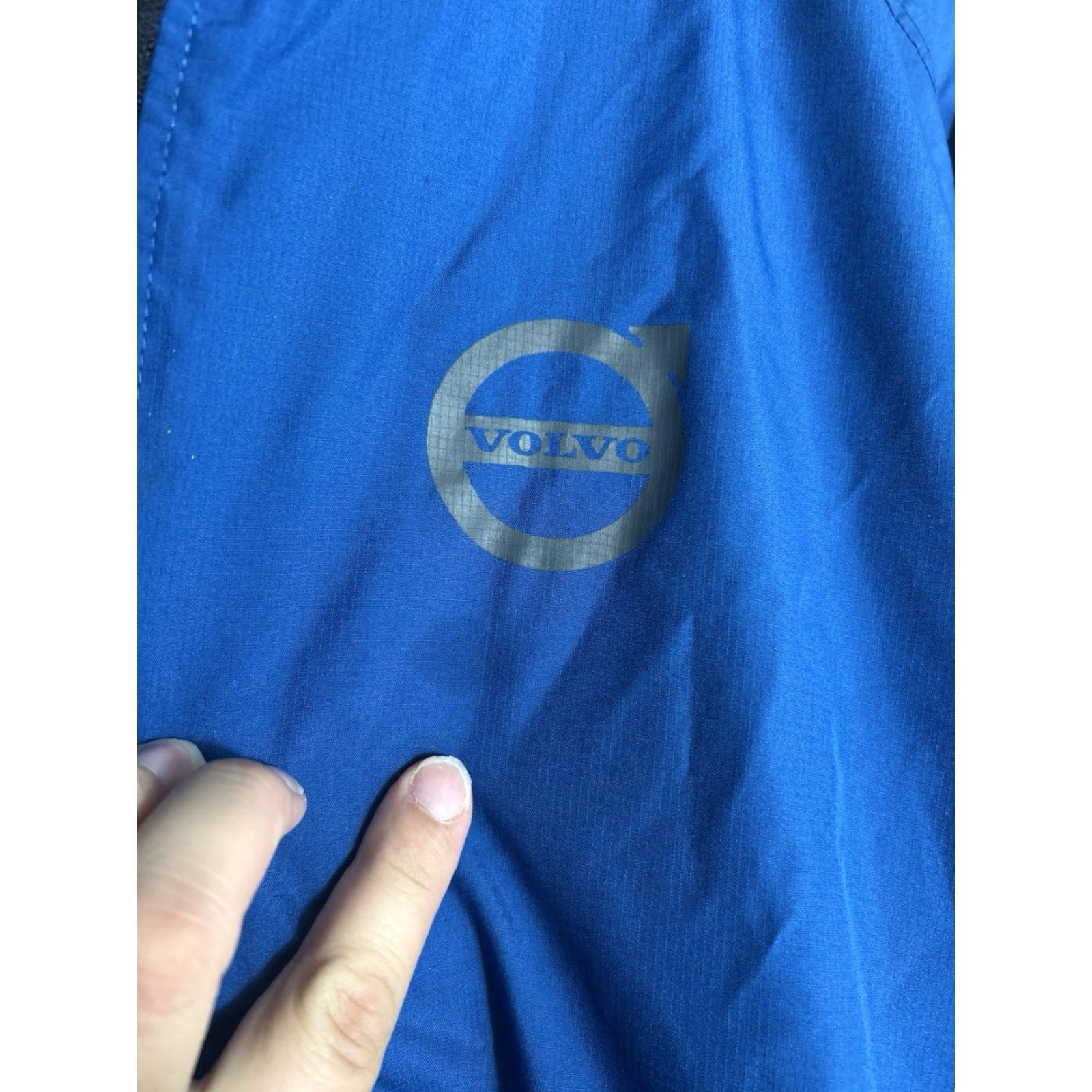 Vintage Volvo Windbreaker Jacket Mens 2XL Blue Full Zip Polyester Size US XXL / EU 58 / 5 - 7 Thumbnail