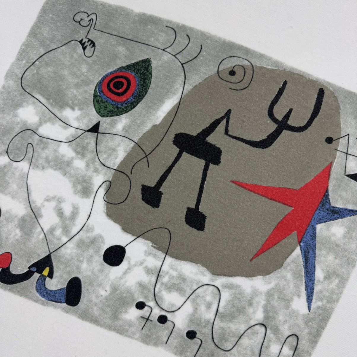 Vintage Vintage Fundació Joan Miró Art Woman Dreaming of Escape Tee Size US L / EU 52-54 / 3 - 7 Thumbnail