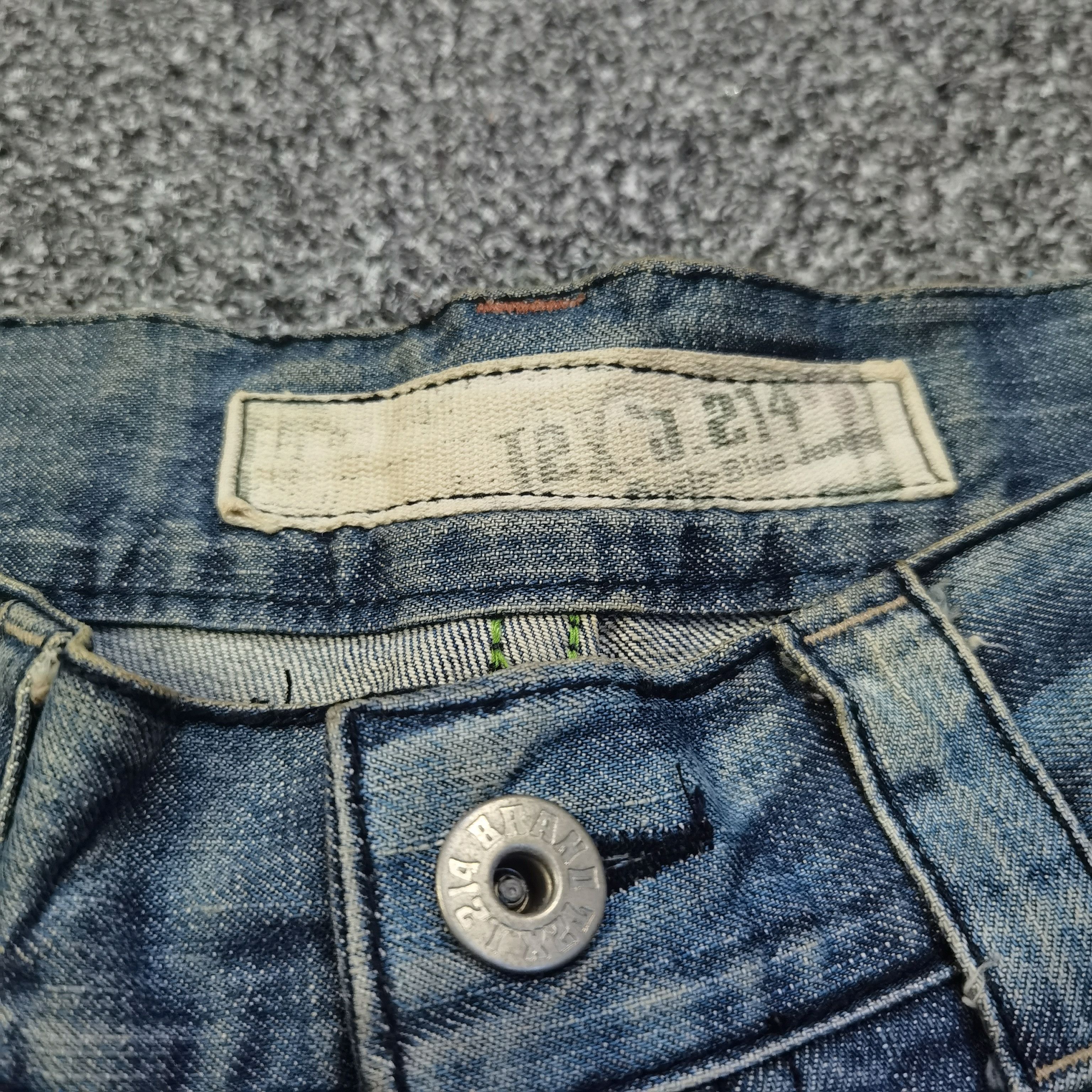 If Six Was Nine × Japanese Brand × Le Grande Bleu (L.G.B.) Y2K Crazy Baggy T2X Denim Size US 35 - 9 Thumbnail