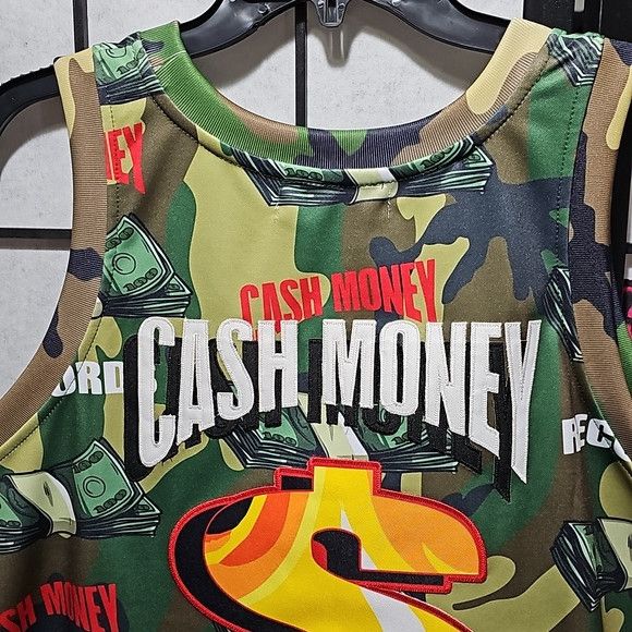 Other Cash Money Records Camo Basketball Jersey Size Large NWT Size US L / EU 52-54 / 3 - 6 Thumbnail