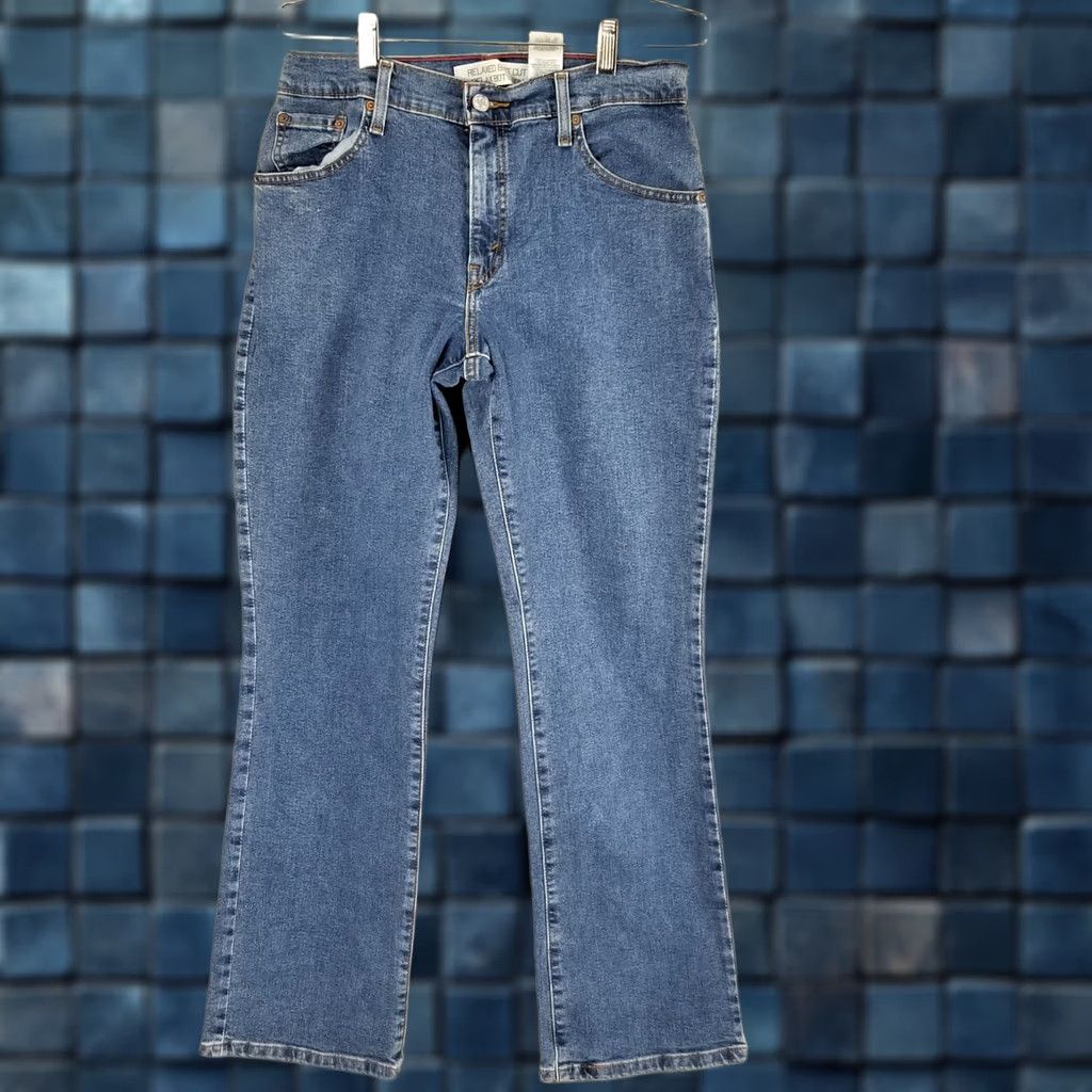 Levi's Levi's 550 Relaxed Boot Cut Jeans 30X30 Blue Denim Mid Rise Med Wash Womens Jeans Size 30" / US 8 / IT 44 - 1 Thumbnail