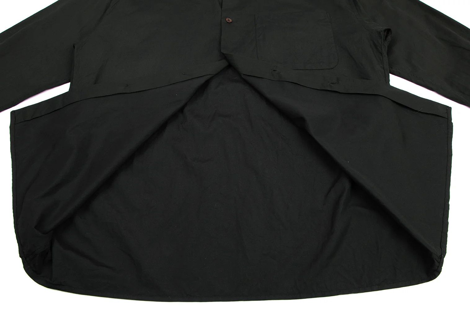 Jean Paul Gaultier Cotton Basic Shirt in Black, Size 48 Size US M / EU 48-50 / 2 - 14 Thumbnail