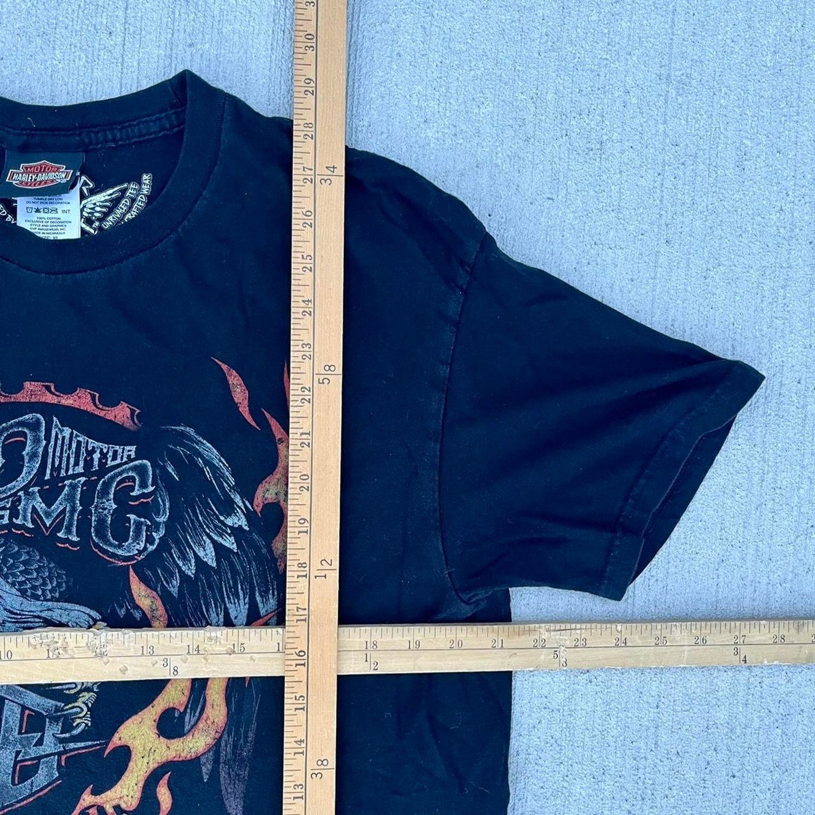 Harley Davidson Vintage harley davidson flame tshirt Size US XL / EU 56 / 4 - 5 Thumbnail