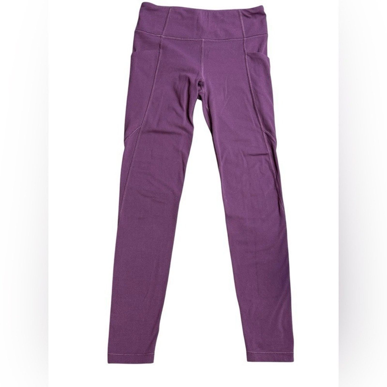 Athleta Athleta Girl Purple High Rise Stash Treasures Tight L12 Size 22" - 2 Thumbnail