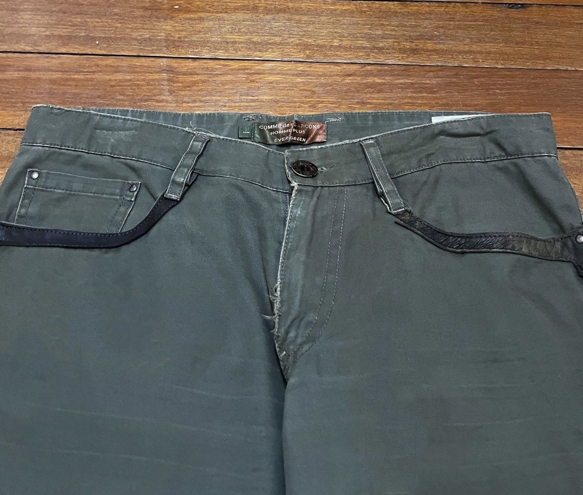 Comme des Garcons Homme Plus Very Rare Vintage Comme Des Garcons Evergreen Pants 2006s Size US 31 - 3 Thumbnail