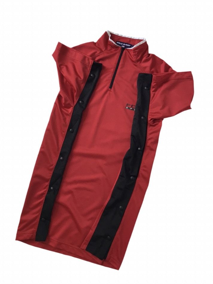 Ralph Lauren Sport Polo Sport Ralph Lauren Vintage 1/4 Zip Jersey Mens L Red Size US L / EU 52-54 / 3 - 3 Thumbnail