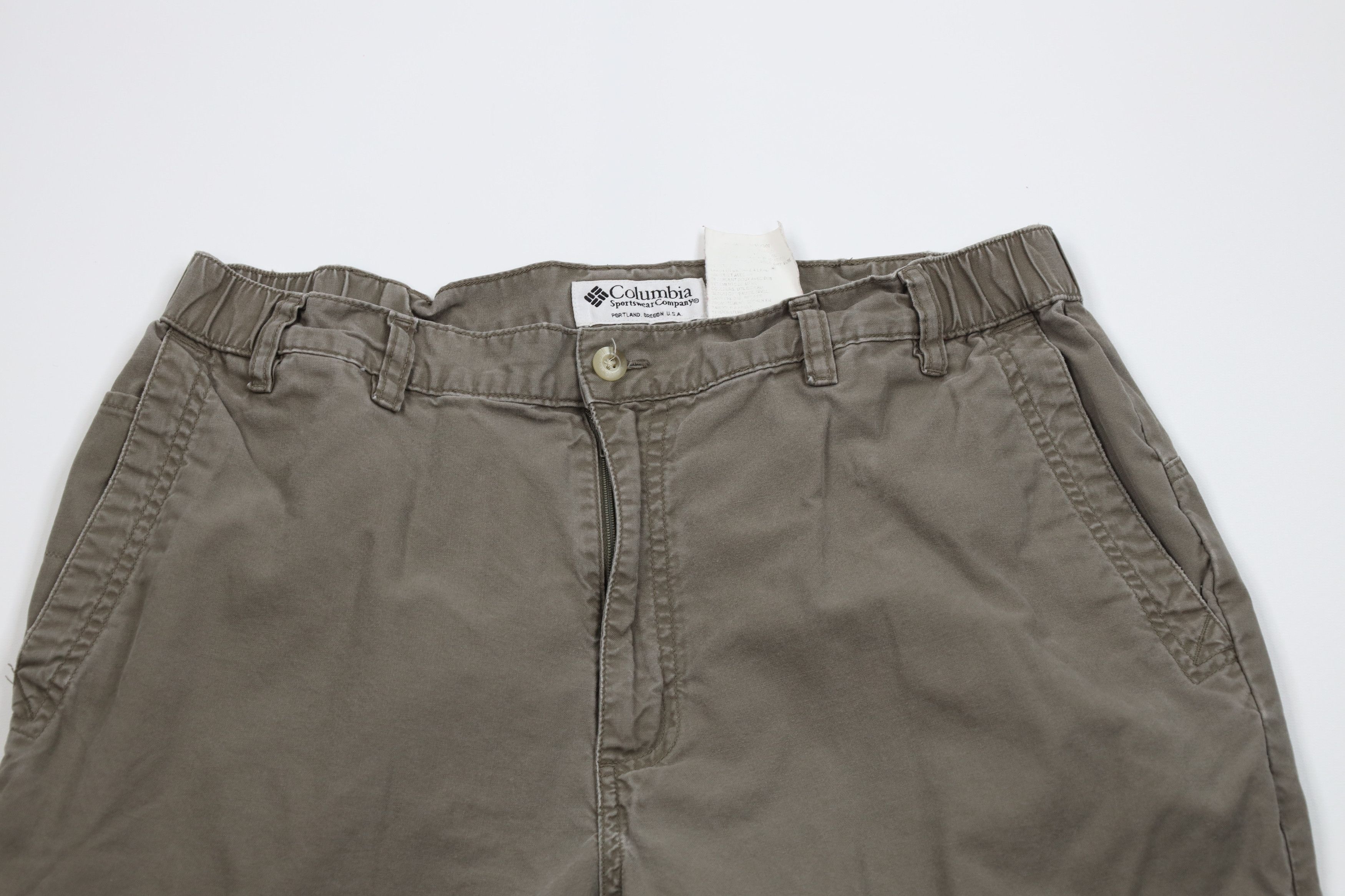 Columbia Vintage 90s Y2K Columbia Wide Leg Trekking Cargo Pants Size US 32 / EU 48 - 2 Thumbnail
