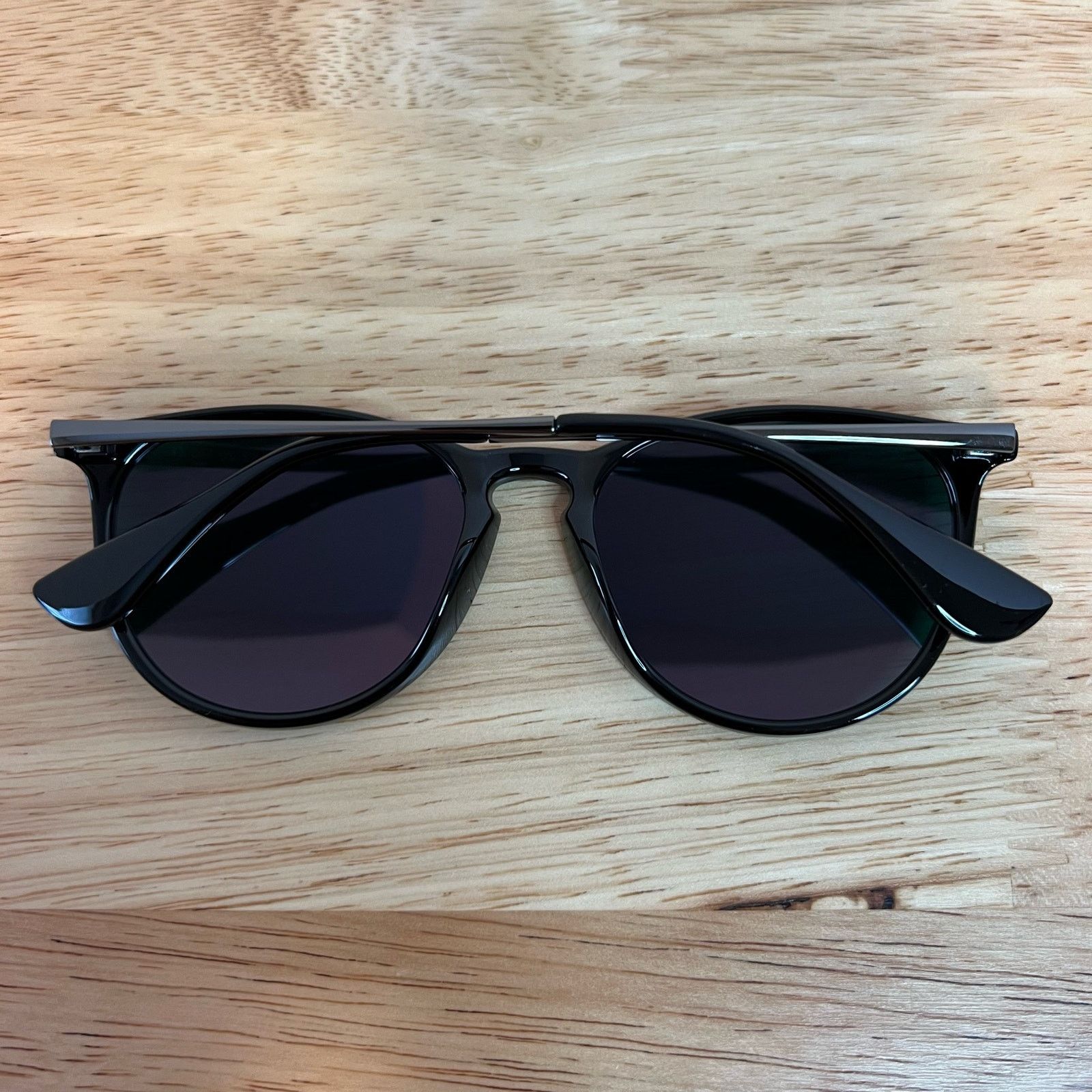 Other Sungait Vintage Round Black Sunglasses 1567 52-20-140 Unisex Size ONE SIZE - 2 Thumbnail