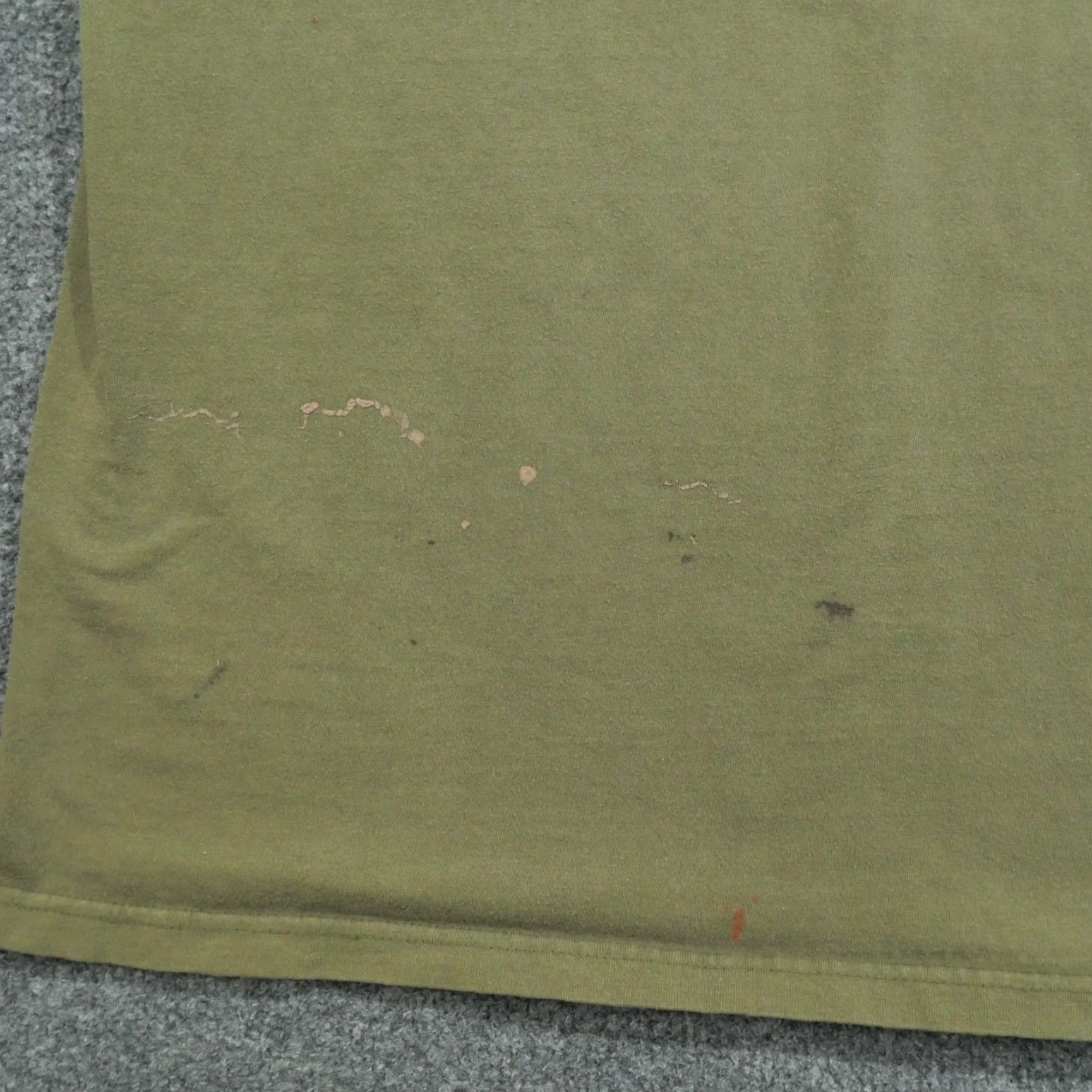 Vintage VINTAGE ODM T Shirt Adult Large Green Motorcycle Distressed Y2K Mens Shirts Crew Neck Short Sleeve Cotton Vintage Size US L / EU 52-54 / 3 - 3 Thumbnail