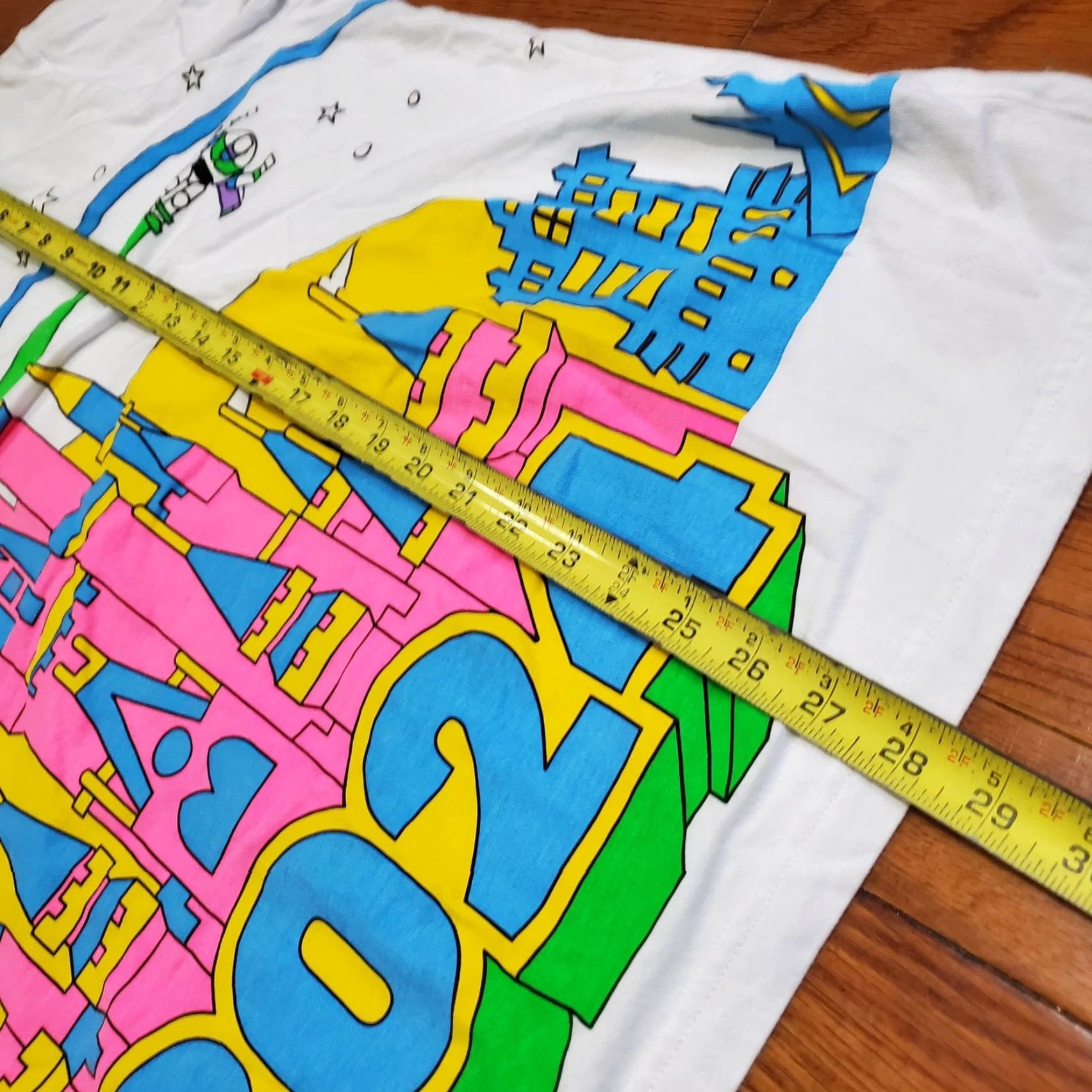 Disney Disney Shirt Mens XL White Walt Disney World 2024 Castle Graphic Tee Buzz Lightyear Tinker Bell Size US XL / EU 56 / 4 - 6 Thumbnail