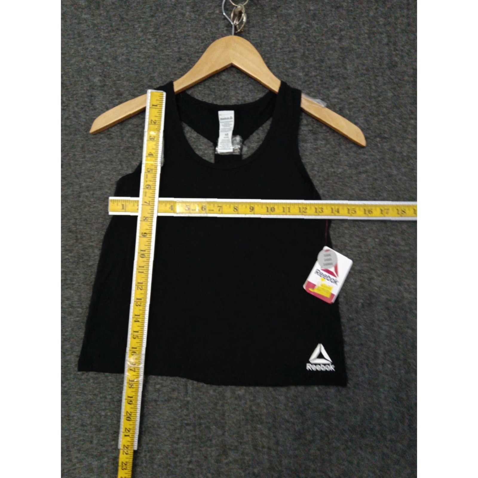 Reebok Reebok Active Tank Top Women's M Black Racerback Sleeveless Medium XS? Size M / US 6-8 / IT 42-44 - 4 Thumbnail