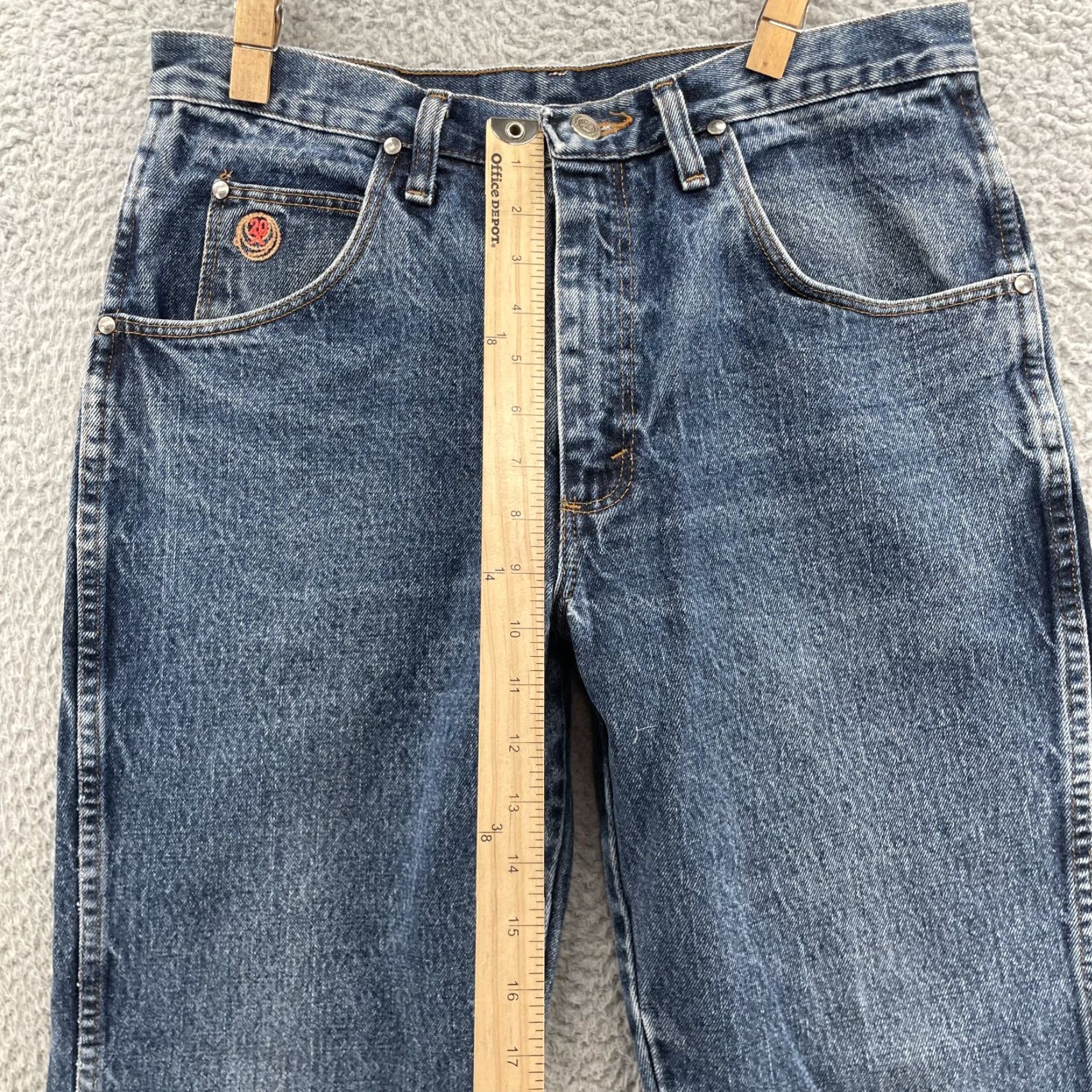 Wrangler Wrangler 20X Jeans Men 32x29 Western Workwear Cowboy Rodeo Competition Style 01 90s Mens Blue Cotton Denim 5-Pocket Relaxed Regular Straight Size US 32 / EU 48 - 6 Thumbnail