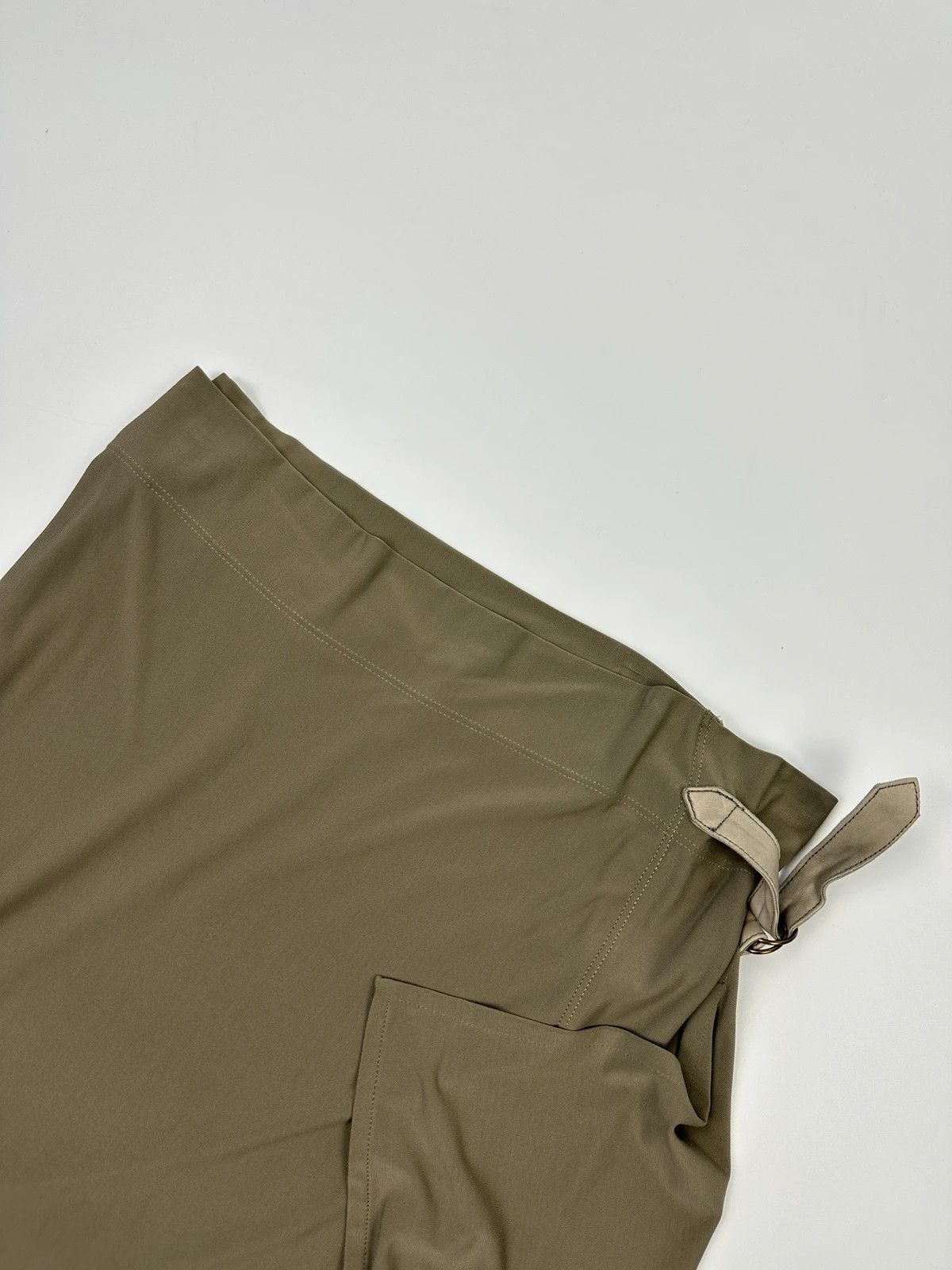 plein sud Plein Sud 00’s Wrap Asymmetrical Khaki Long Skirt Size 25" / US 0 / IT 36 - 9 Thumbnail