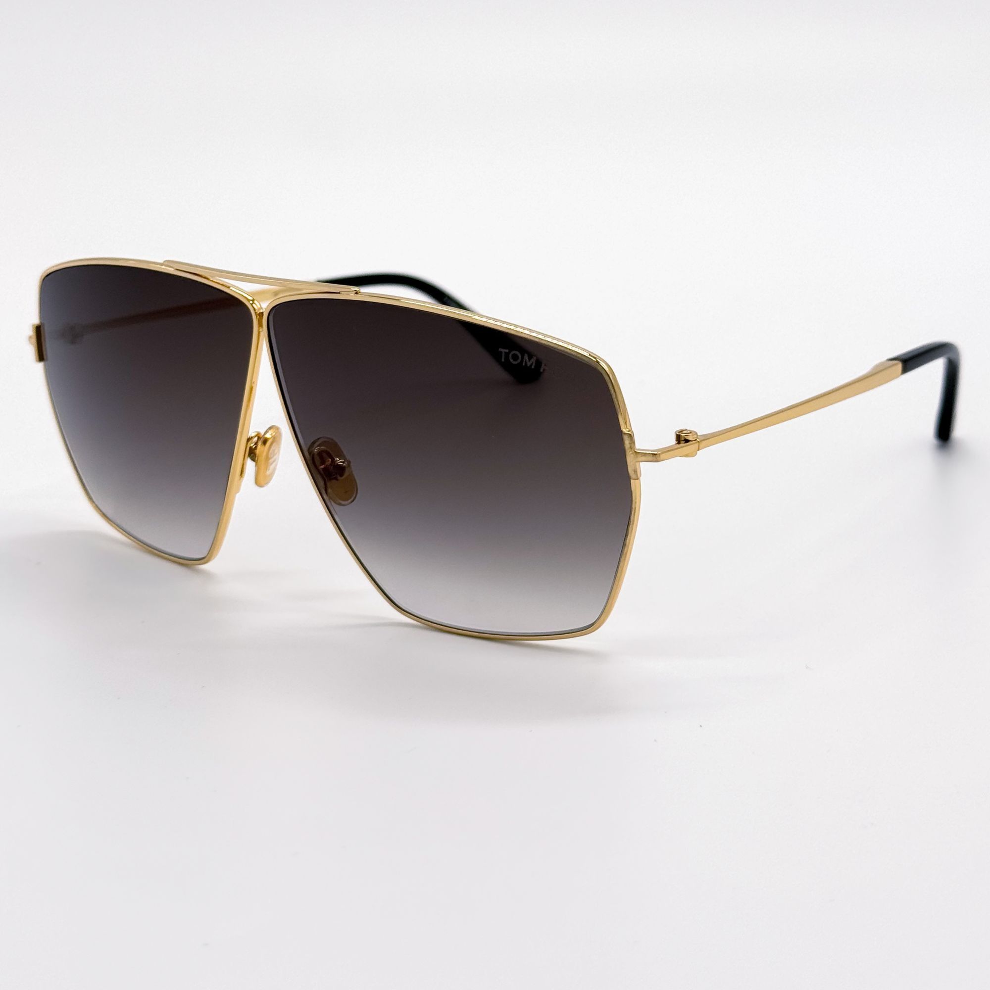 Tom Ford NEW TOM FORD STELLA TF1185 30B SUNGLASSES GOLD UNISEX FT1185 Size ONE SIZE - 3 Thumbnail