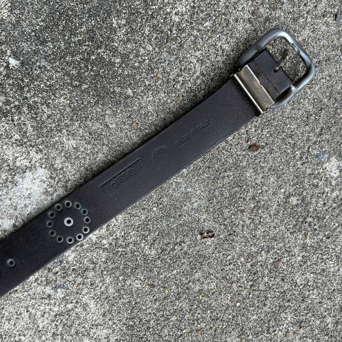 Vintage Vintage Diesel studded leather belt (Kapital Style) Size ONE SIZE - 16 Thumbnail
