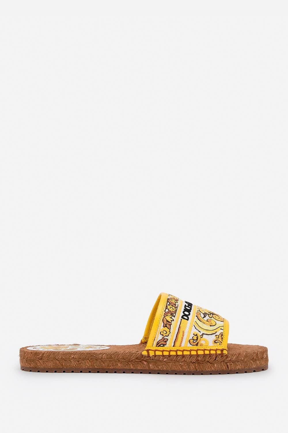 Dolce & Gabbana o1s22i1n1024 Espadrille Slides in Multicolor Size US 6 / IT 36 - 1 Thumbnail