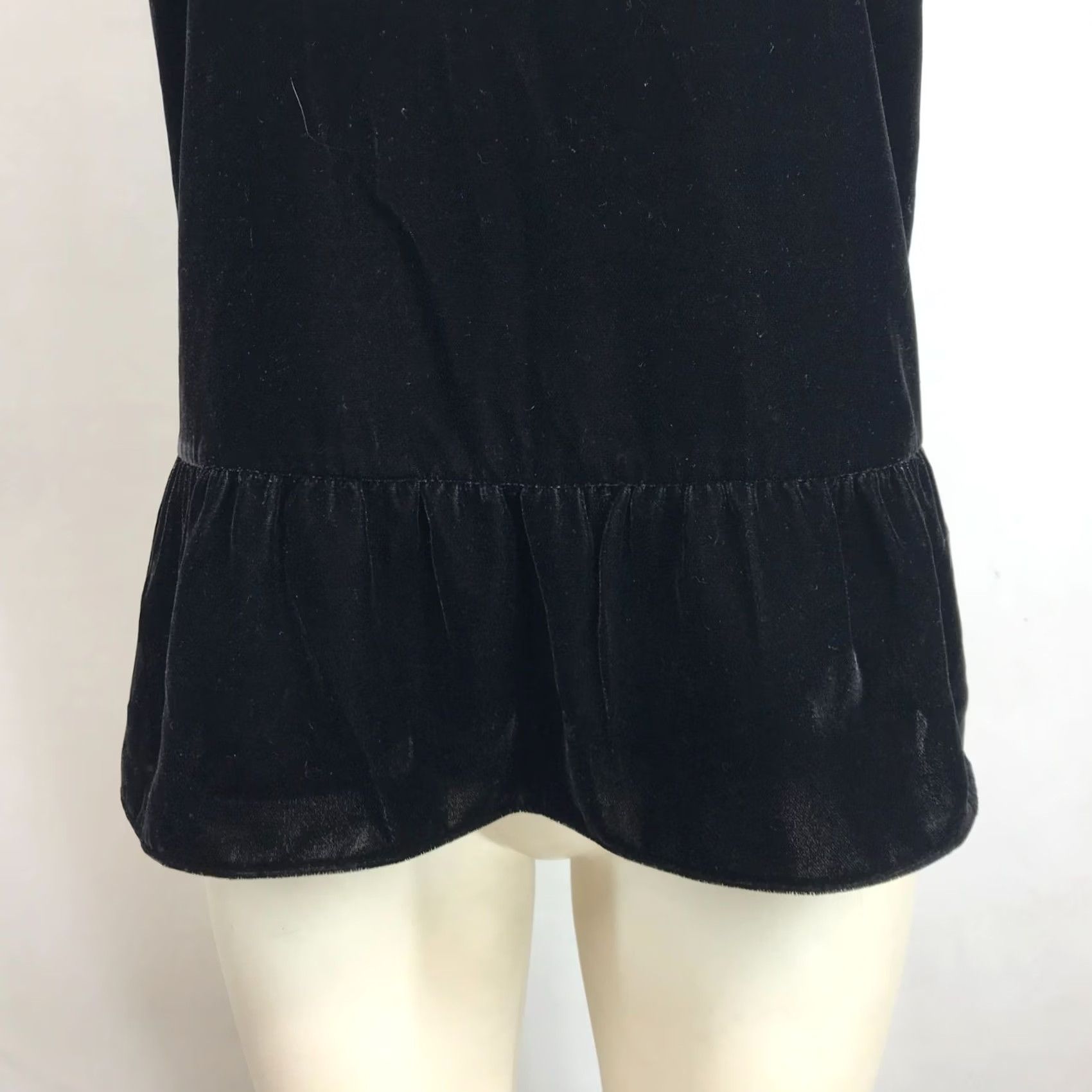 J.Crew J. CREW Womens 4 Black Spaghetti Strap V Neck Polyester Tank Size S / US 4 / IT 40 - 3 Thumbnail