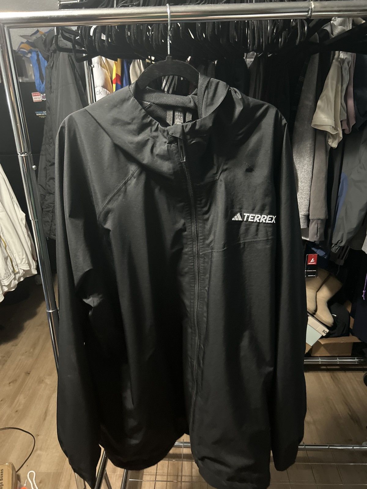 Adidas Adidas Terrex Black Windbreaker 3XL Size US XXL / EU 58 / 5 - 1 Thumbnail