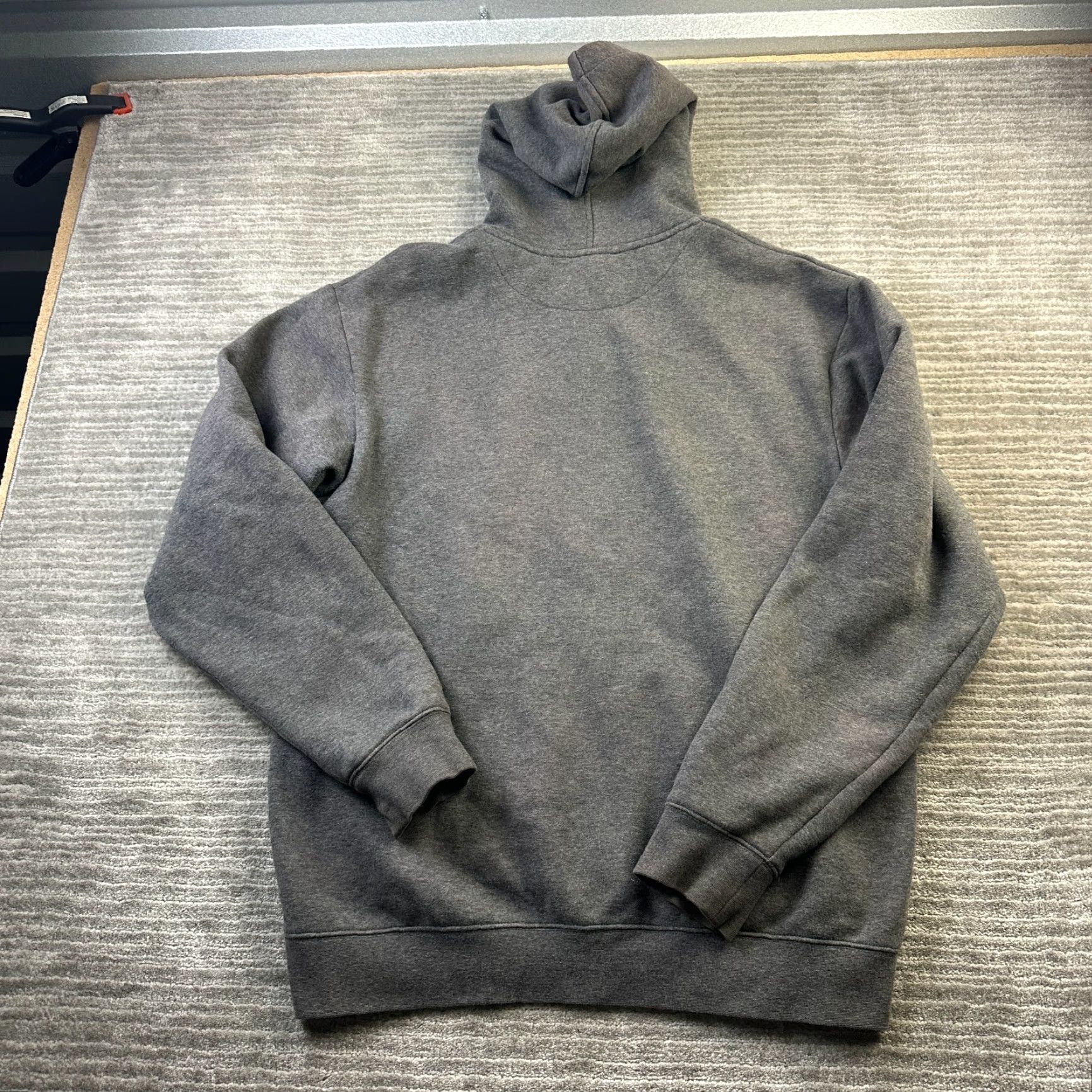 Nike VINTAGE Nike Hoodie Mens Large Gray Full Zip Y2K Size US L / EU 52-54 / 3 - 3 Thumbnail