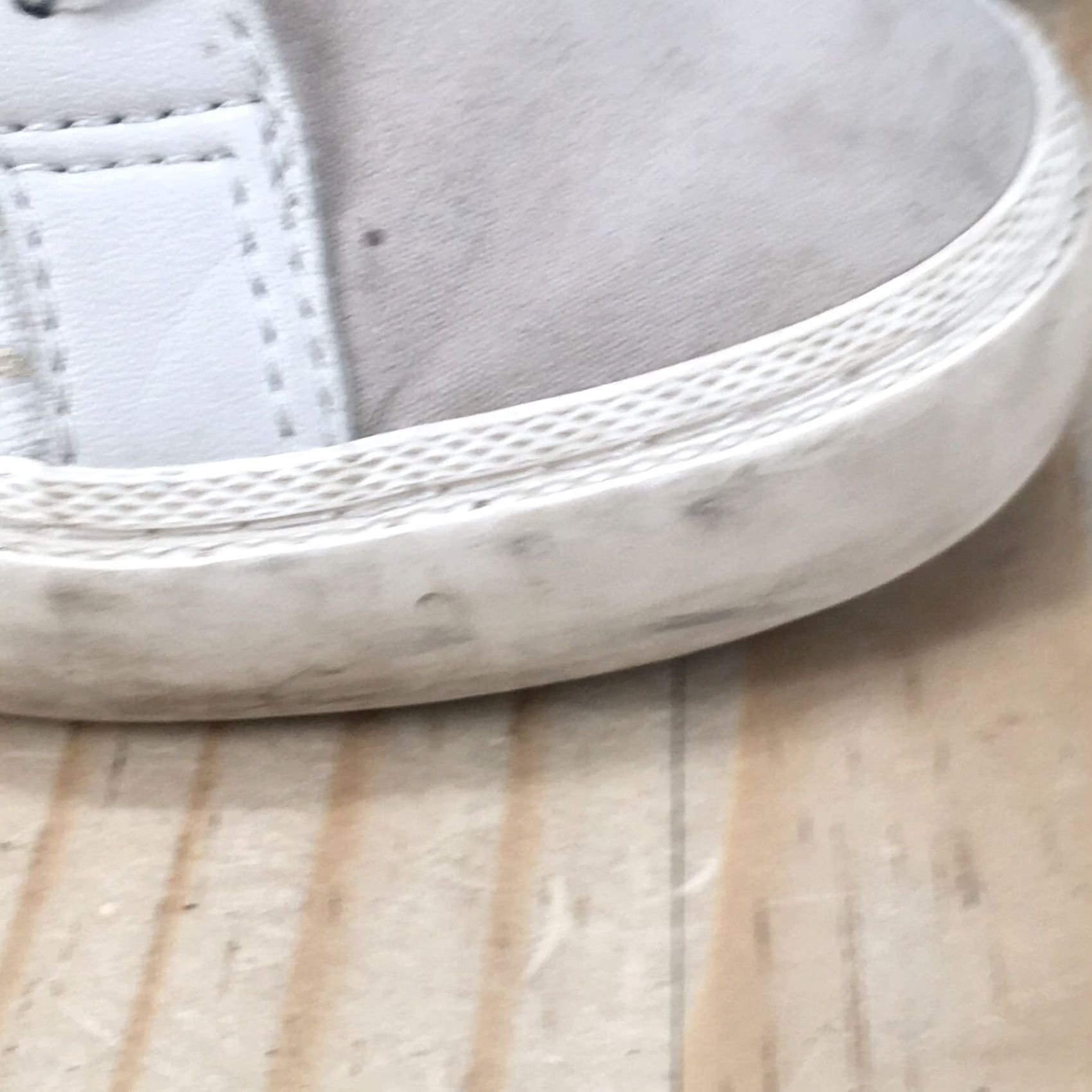 Vintage A New Day Maddison Womens 7.5 Casual Low Top Sneakers White Fabric Lace Up Shoes Size M / US 6-8 / IT 42-44 - 5 Thumbnail