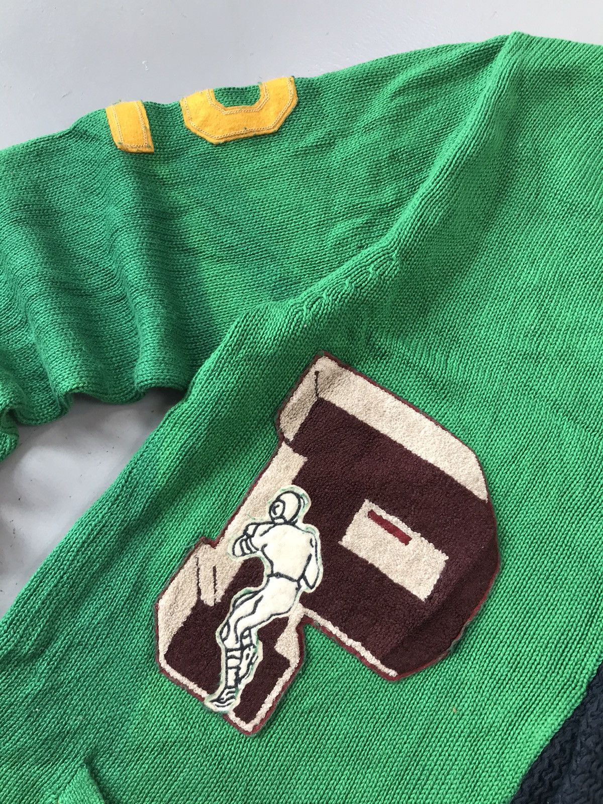 Polo Ralph Lauren × Vintage Vintage Ralph Lauren polo SpellOut patch work cardigan Size US M / EU 48-50 / 2 - 4 Thumbnail