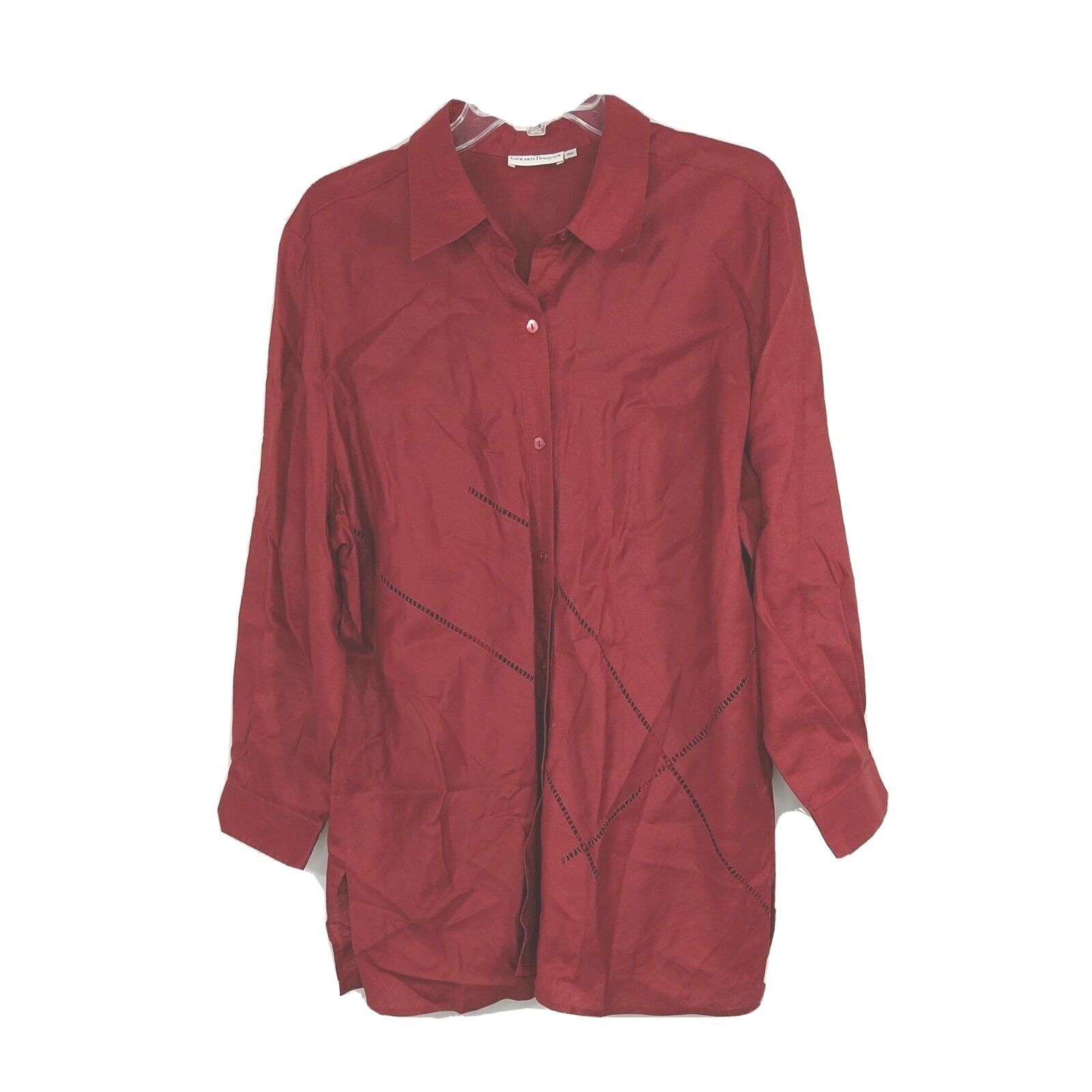 Other Gerard Pasquier Button Up Linen Flax Shirt Women Size 48 L Size L / US 10 / IT 46 - 1 Thumbnail