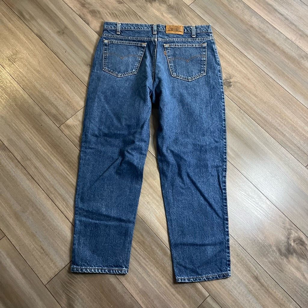 Levi's Vintage Levi 545 Blue Denim Casual Jeans Men 36x28.5 Size US 36 / EU 52 - 7 Thumbnail