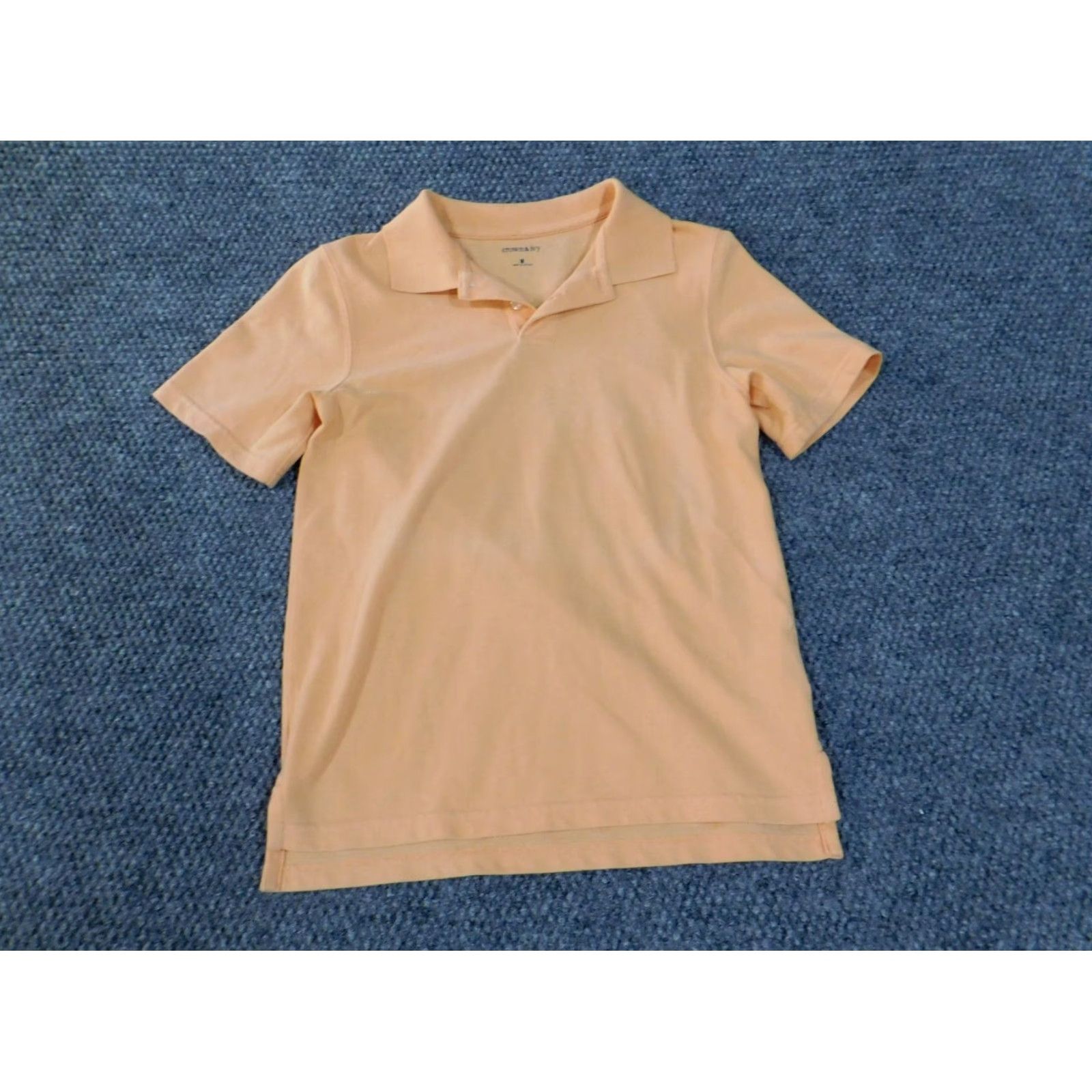 Vintage Crown & Ivy polo Women Medium Orange Classic Stretch Short Sleeve Collared Pullover Cotton Polyester Rayon Casual Shirt Size M / US 6-8 / IT 42-44 - 3 Thumbnail