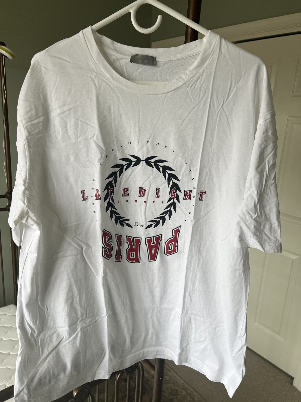 Dior ホワイト Tシャツ XXL - メルカリ