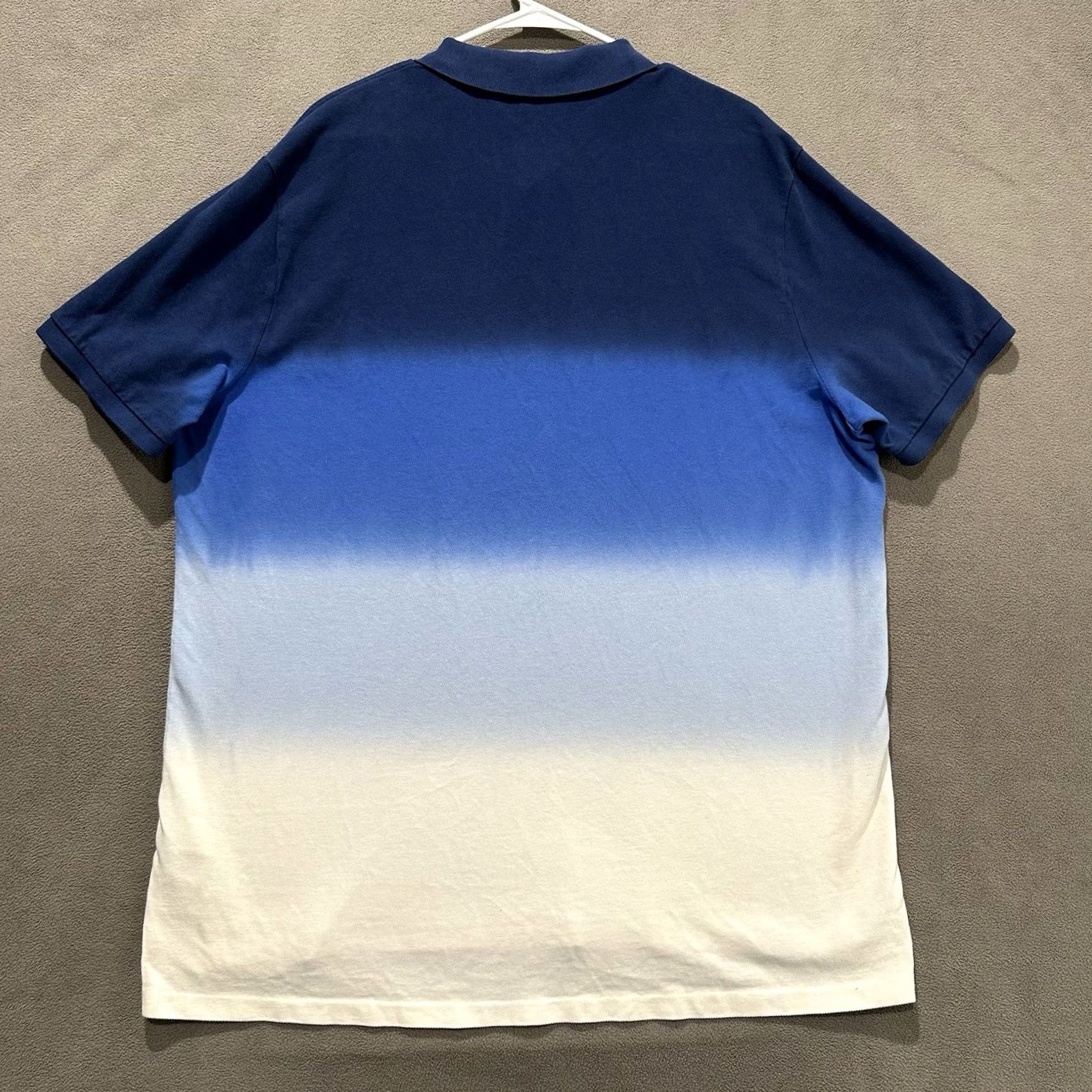 Polo Ralph Lauren Polo Ralph Lauren Shirt Mens 2XL Blue Colorblock Cotton Classic Fit Polo GUC Size US XXL / EU 58 / 5 - 2 Thumbnail
