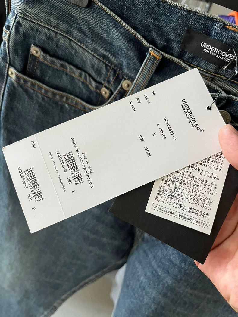 Undercover Classic Embroidered Denim Pants by Undercover Size US 30 / EU 46 - 2 Thumbnail