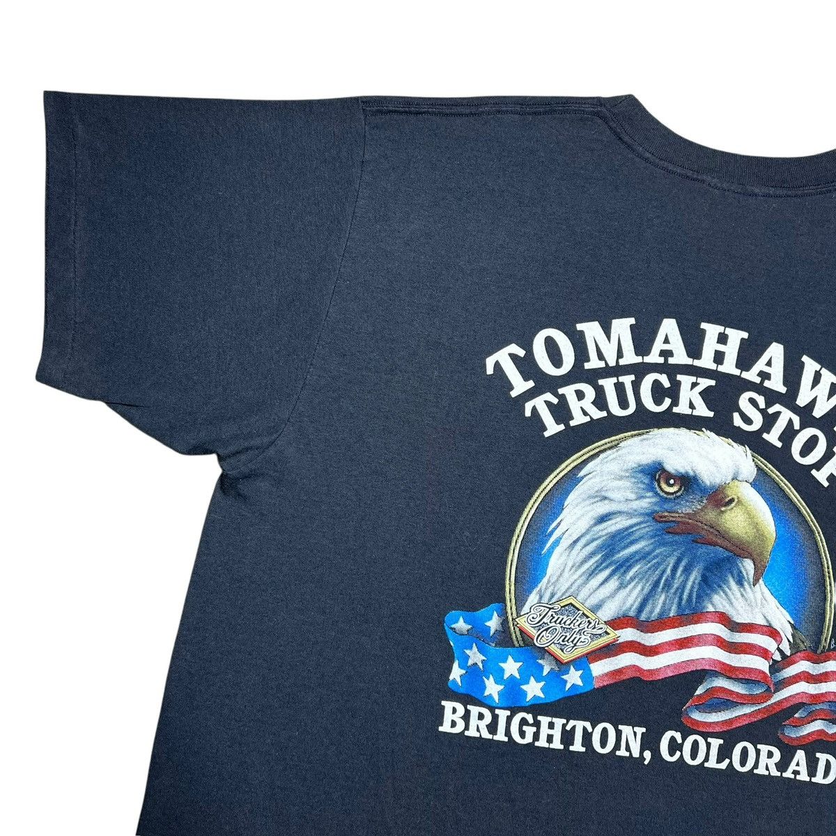 Other Vtg 1988 Truckers Only On The Road Again 3D Emblem T-Shirt Size US XL / EU 56 / 4 - 10 Thumbnail