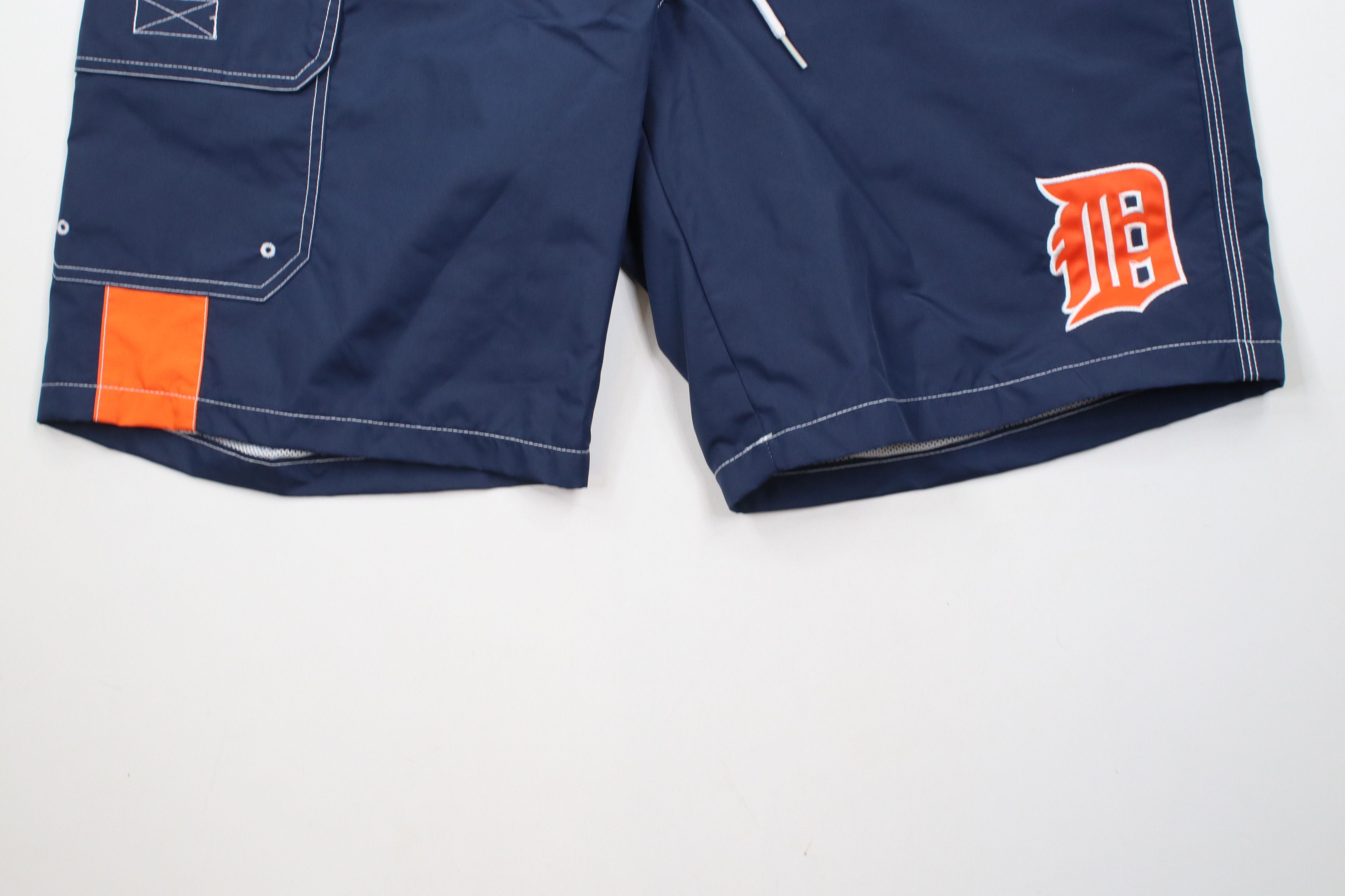 Vintage Deadstock Vintage Y2K Tigers Lined Swim Trunks Shorts Size US 34 / EU 50 - 4 Thumbnail