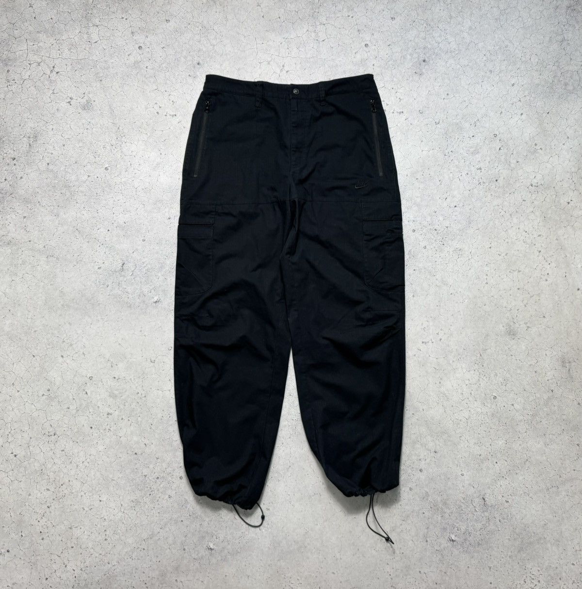 Nike Nike Baggy Cargo Pants Vintage Y2K Drill Swoosh Size US 34 / EU 50 - 1 Thumbnail