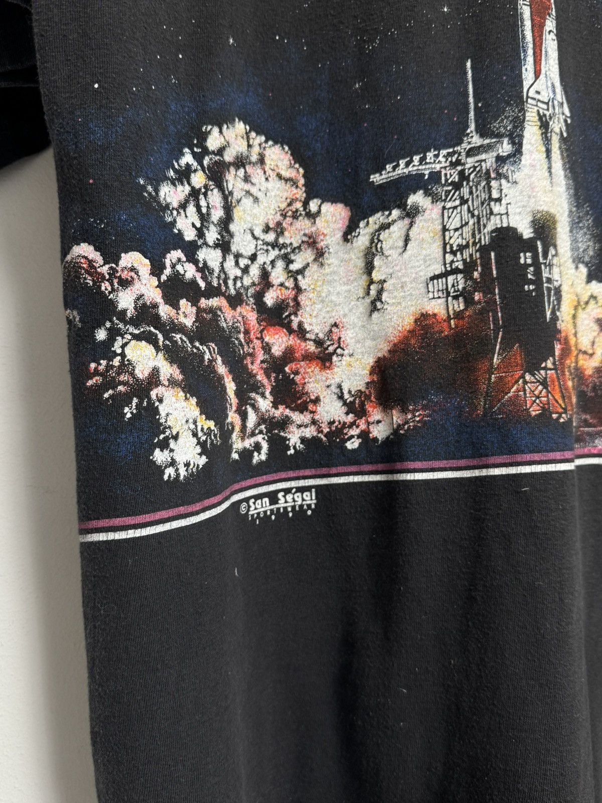 Other Vintage Florida NASA Kennedy Space Over Print Shirt Tee Rare Size US L / EU 52-54 / 3 - 4 Thumbnail