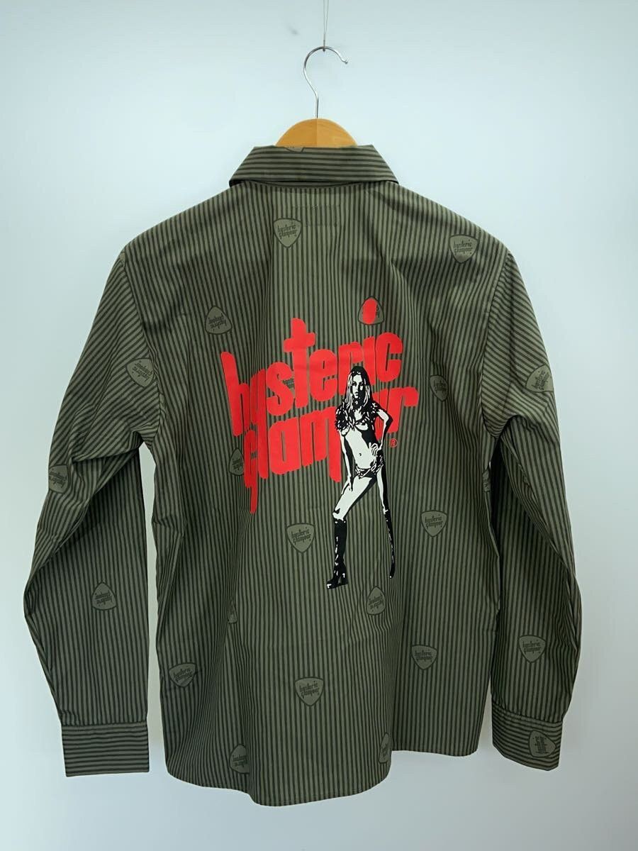 Hysteric Glamour Hysteric Glm Sound Vibration Stripe Poly LS Shirt Khaki Size US S / EU 44-46 / 1 - 2 Thumbnail