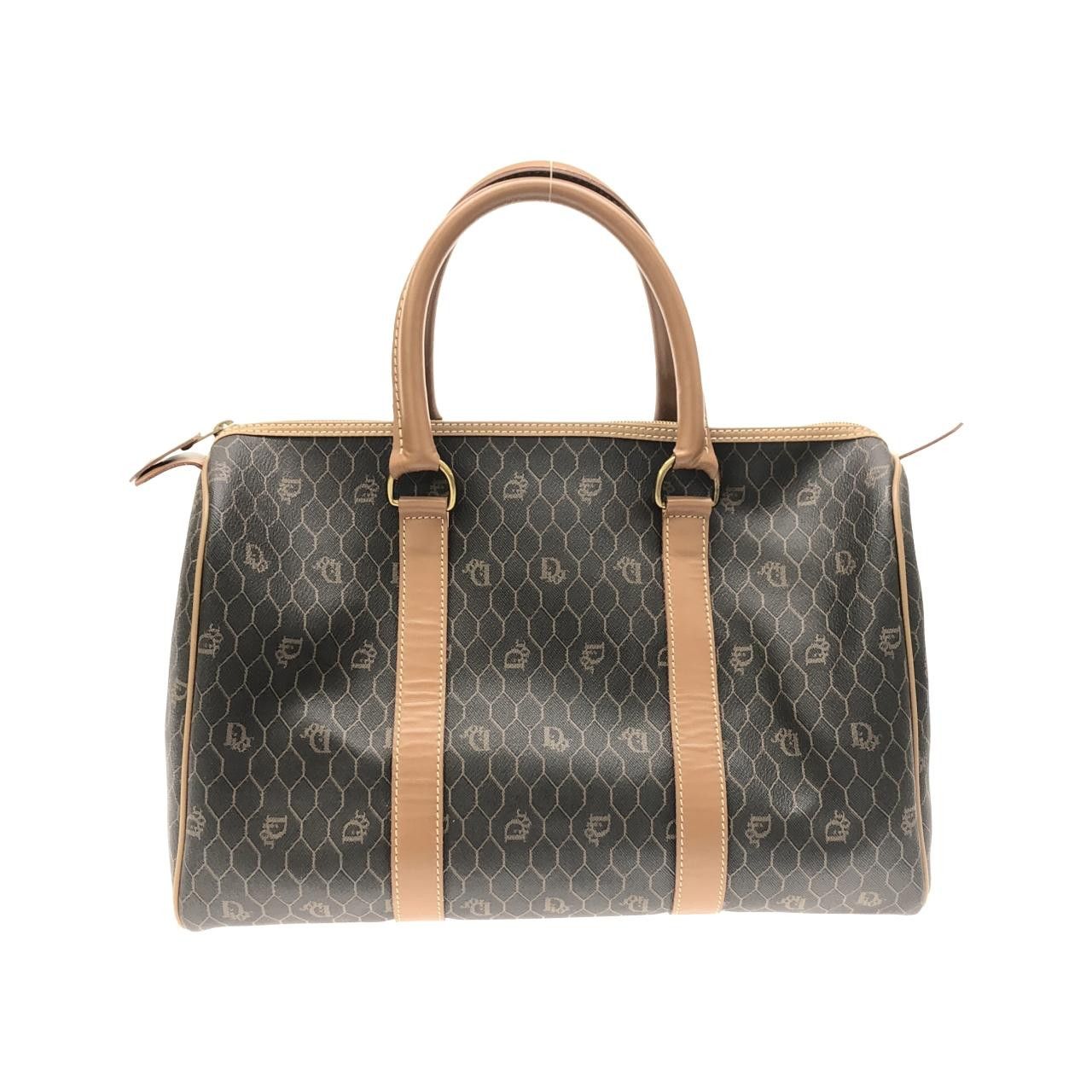 Dior Dior Christian Dior Coated Canvas Boston Bag Textile Travel Bag DUTY FREE for USA Size ONE SIZE - 1 Thumbnail