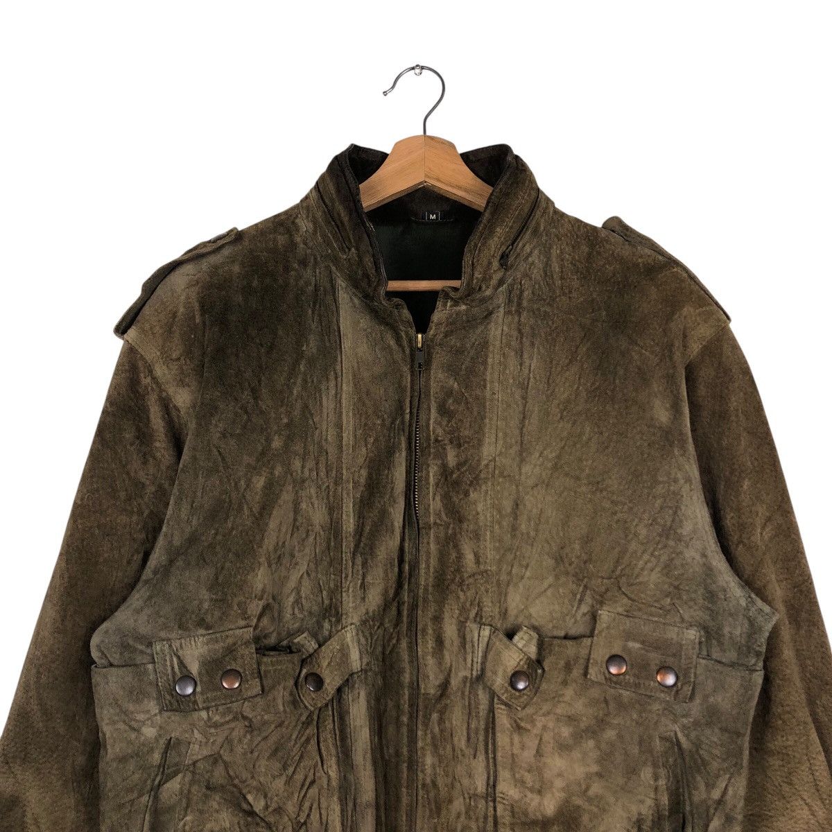 Japanese Brand 📌Vintage Biker Leather Jacket Captious Person Issey Miyake Size US M / EU 48-50 / 2 - 4 Thumbnail