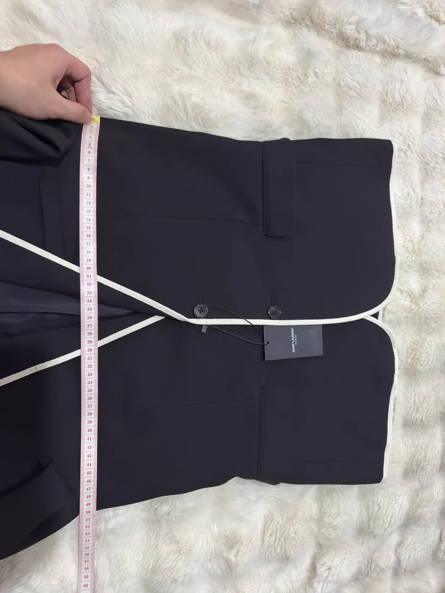 Saint Laurent Paris Saint Laurent SLP Black & White Men's Suit 50 New With Tags Size 50R - 7 Thumbnail