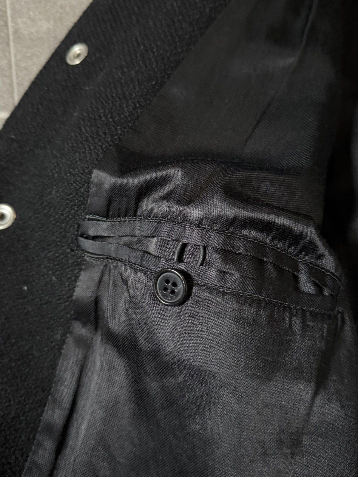 Saint Laurent Paris Saint Laurent Black Wool Teddy Jacket Size US M / EU 48-50 / 2 - 11 Thumbnail