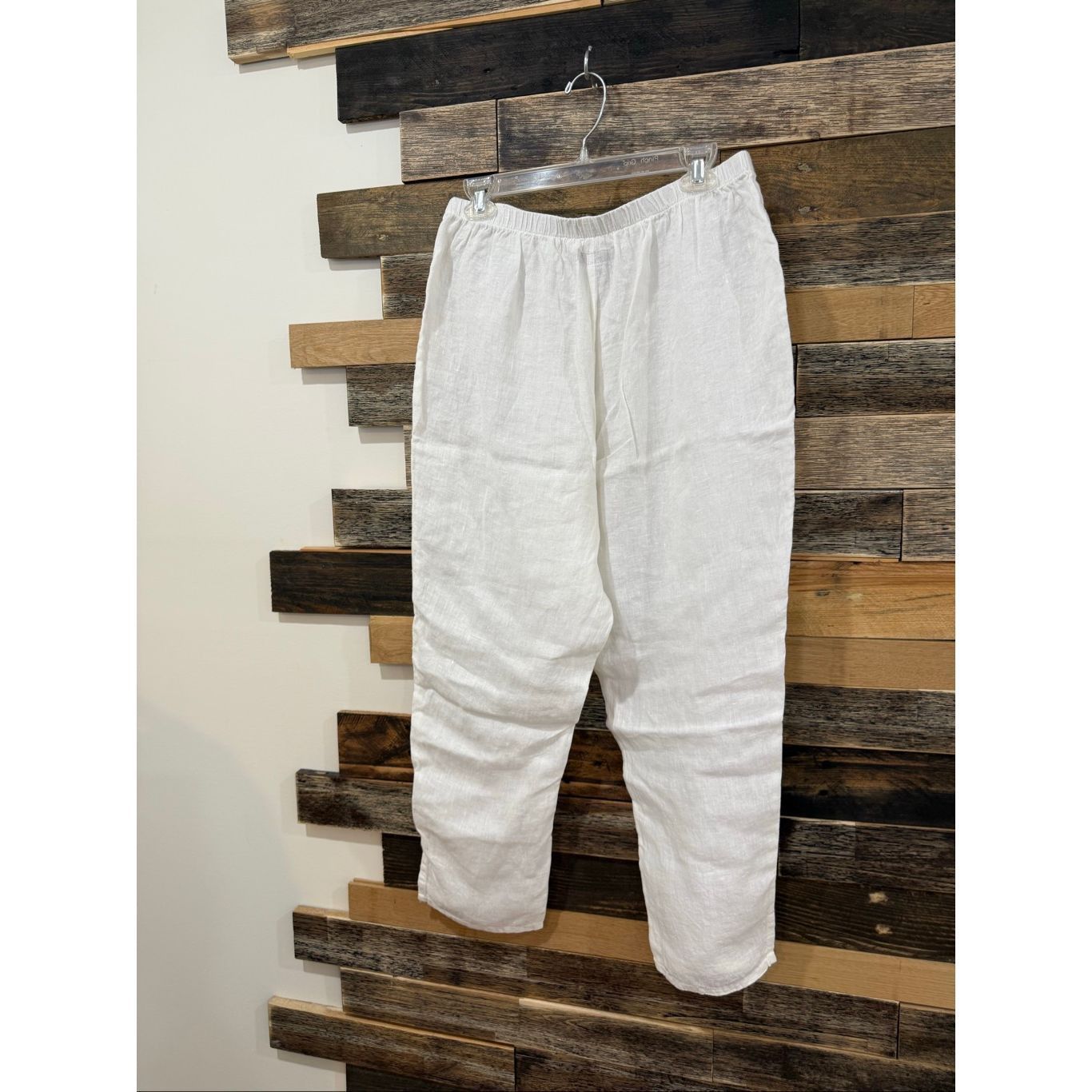 FLAX Flax linen white relax fit pants size M Size 30" / US 8 / IT 44 - 2 Thumbnail