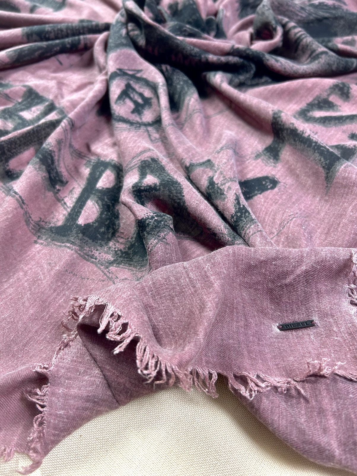 Diesel Diesel light purple viscose scarf Size ONE SIZE - 3 Thumbnail