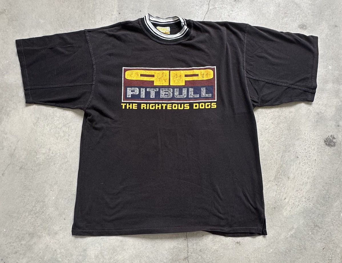 Vintage VINTAGS PITBULL STREETWEAR JNCO TEE Size US L / EU 52-54 / 3 - 2 Thumbnail